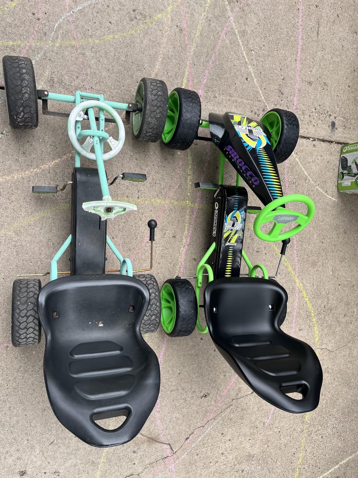 hauck Sirocco Racing Clutch Free Go Kart with Low Profile Rubber Tires, Pink customer photo 2