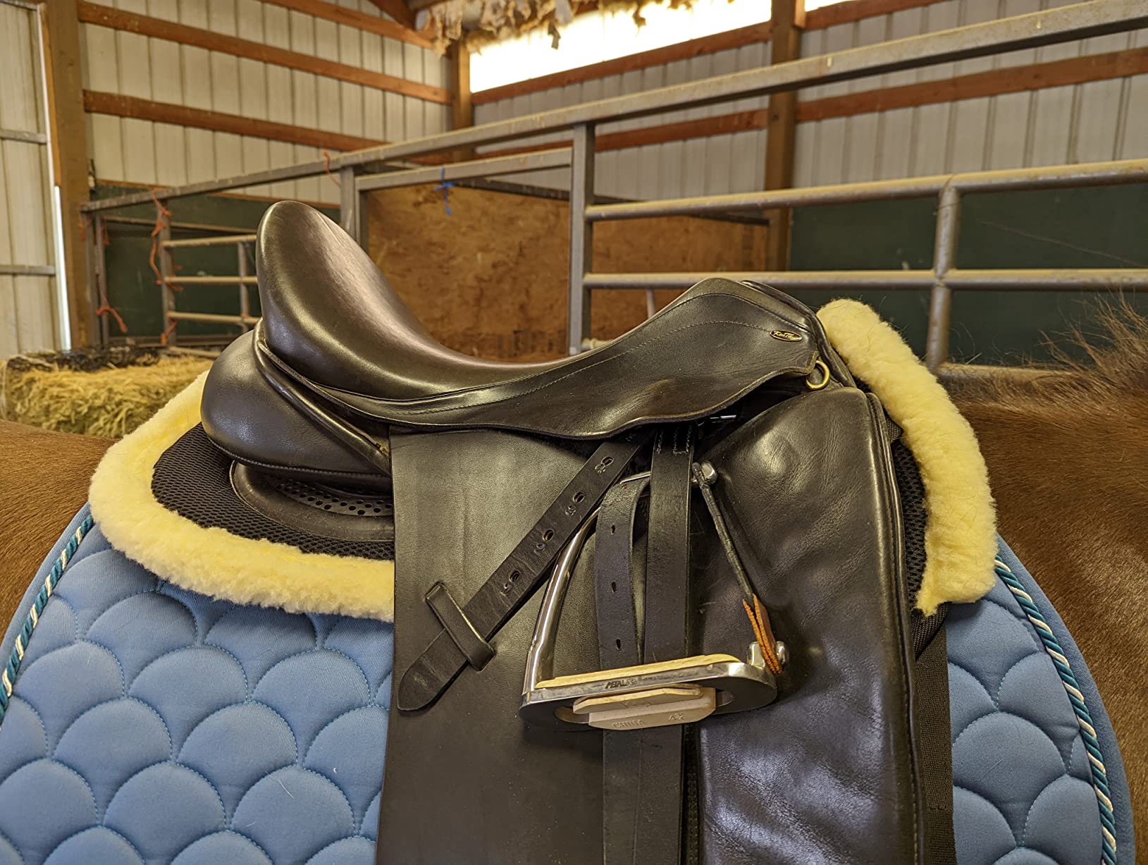 3D Air-Mesh Half Pad, Impact Protection & Therapeutic Gel Padding English Saddle customer photo 1