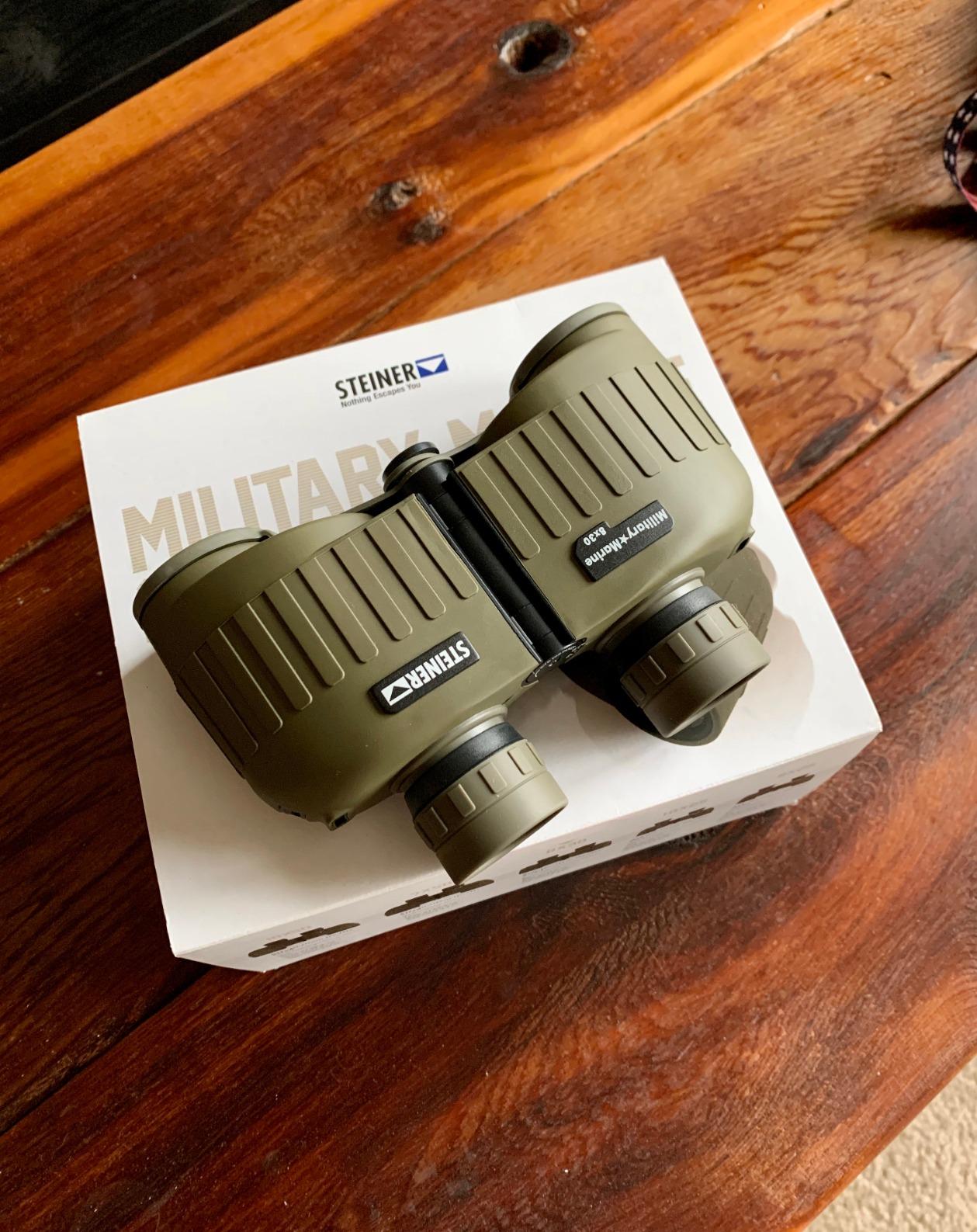 Steiner Military-Marine 7x50mm Binoculars - Legendary Tactical Optics with Sports-Auto-Focus, Floating Prism Shock Absorption, Waterproof, and Heritage Warranty | Floating Prism Shock-Absorption, Makrolon Housing Plus Nbr Rubber, Waterproof, 65 Ft Close Focus, 36 Oz, Green customer photo 2