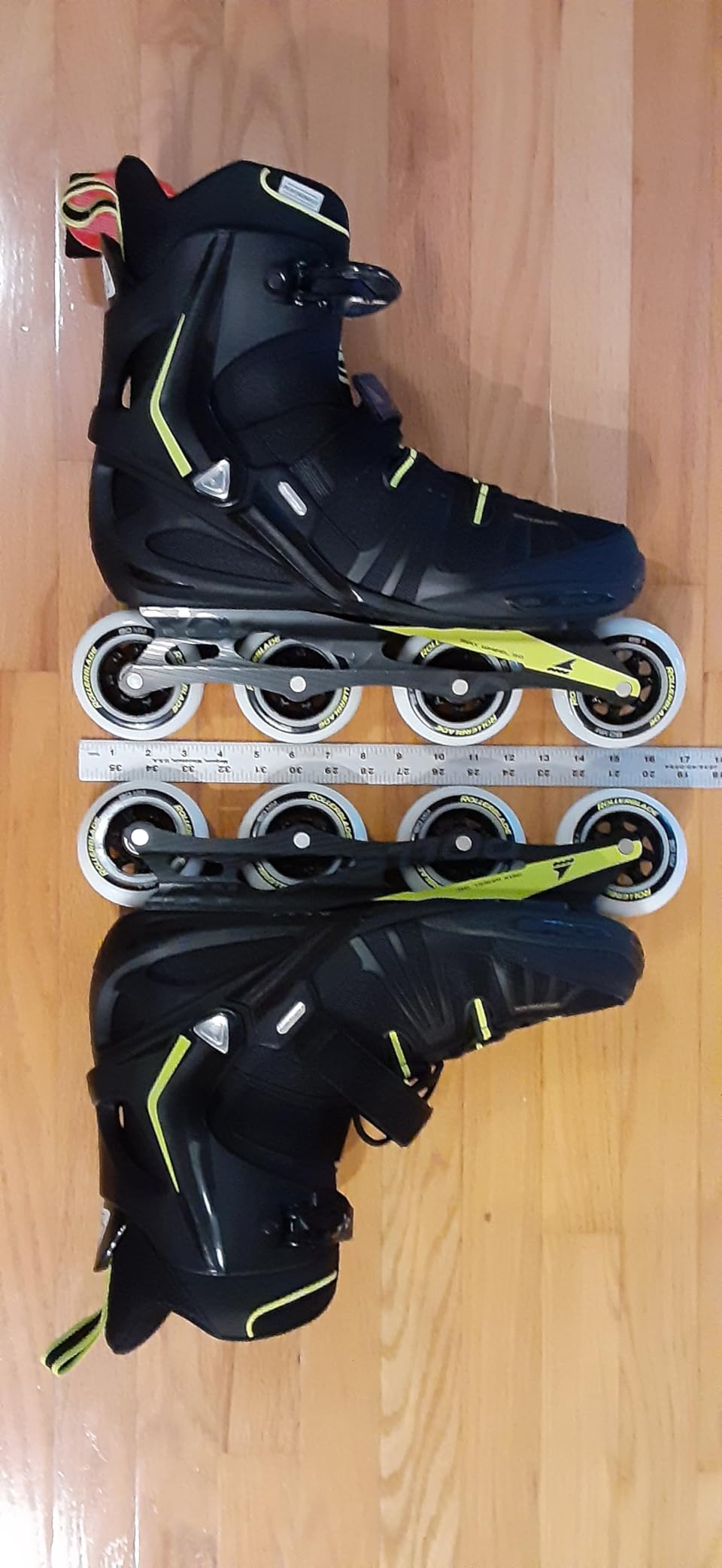 Rollerblade RB XL Men's Adult Fitness Inline Skate, Black and Lime, High Performance Inline Skates customer photo 1