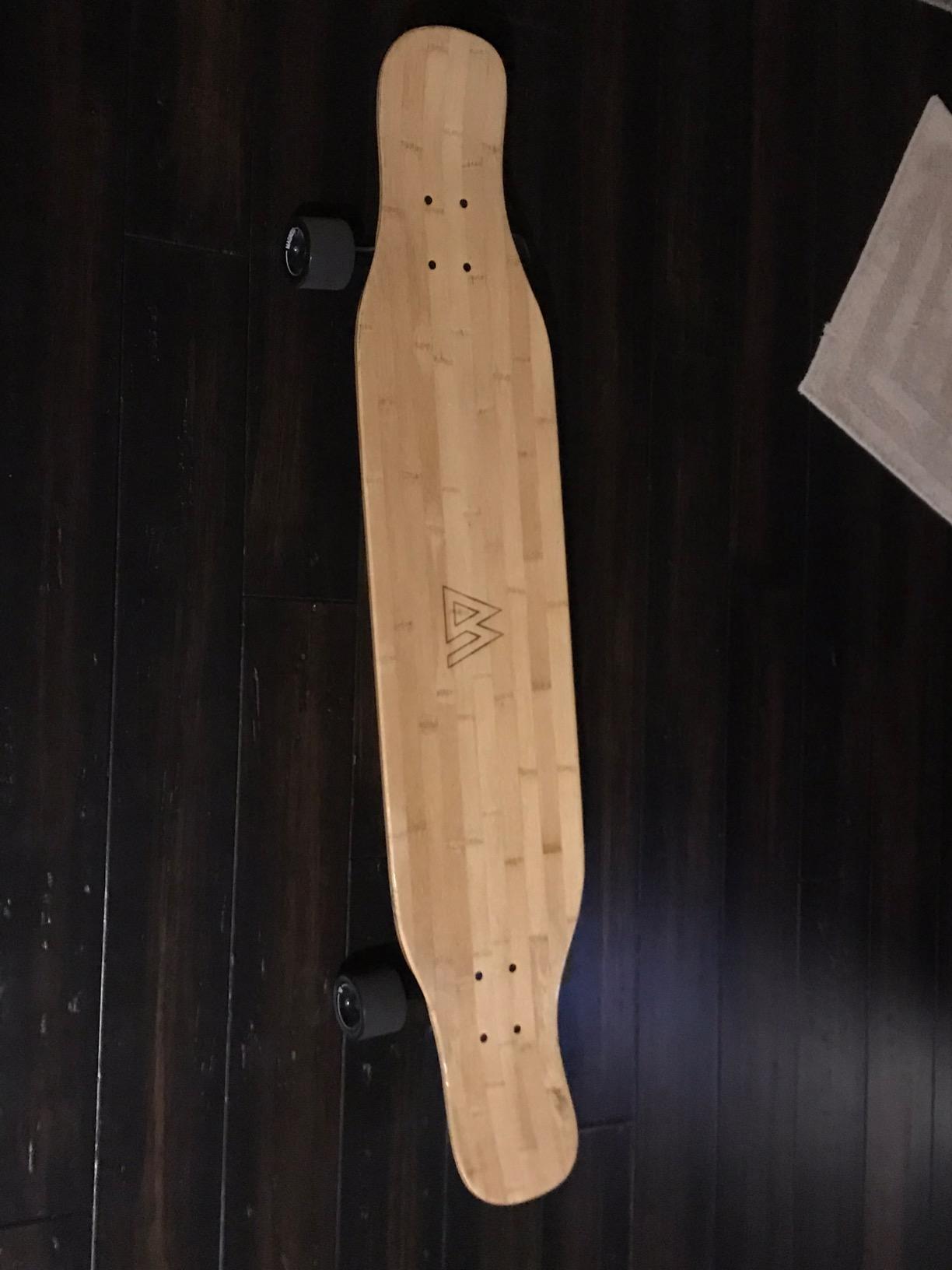 Magneto Dancer Longboard Skateboard - Smooth Carbon Fiber Cruiser Board - Kicktail Longboard Deck for Tricks, Smooth Turns - 46