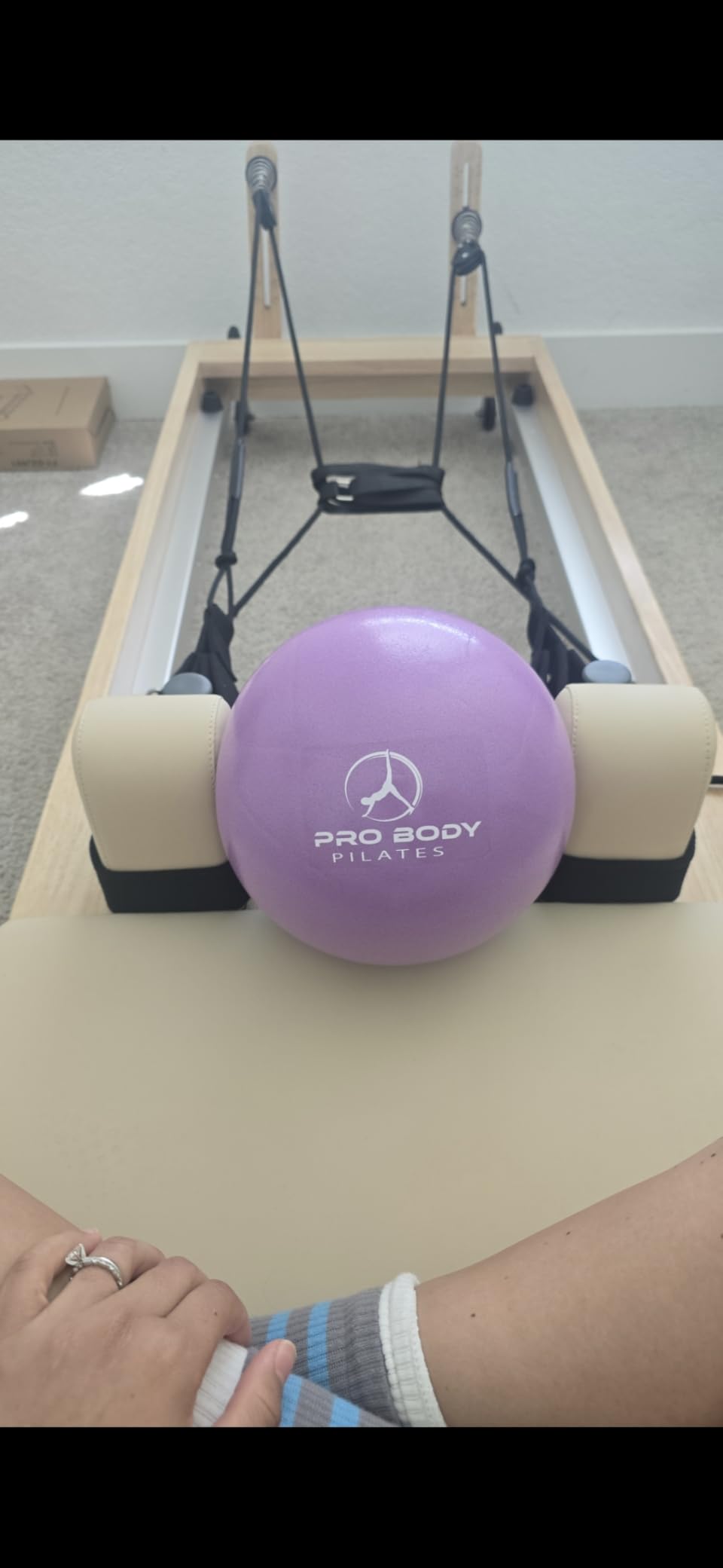 ProBody Pilates Small Exercise Ball - 9 Inch Workout Ball for Stability, Barre, Yoga, Core & Physical Therapy customer photo 1