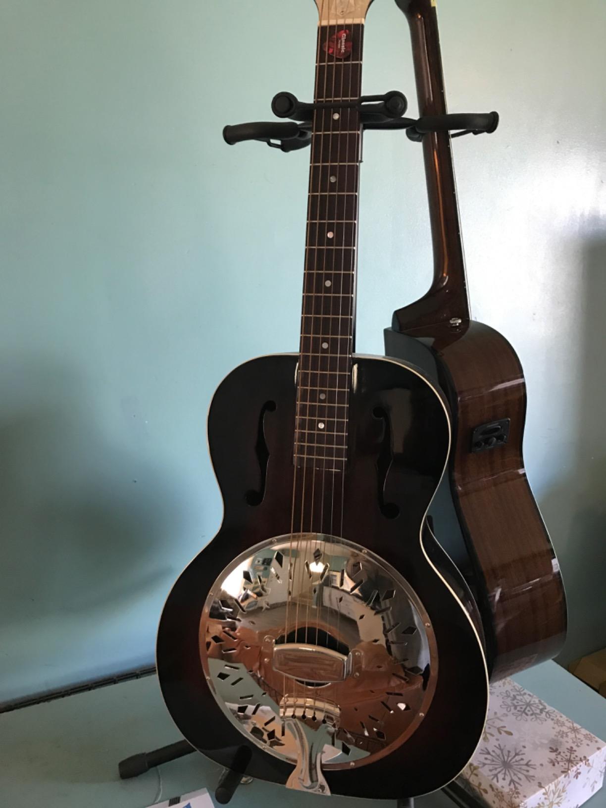 Recording King RR-41-VS Rattlesnake Wood Body Resonator Guitar customer photo 1