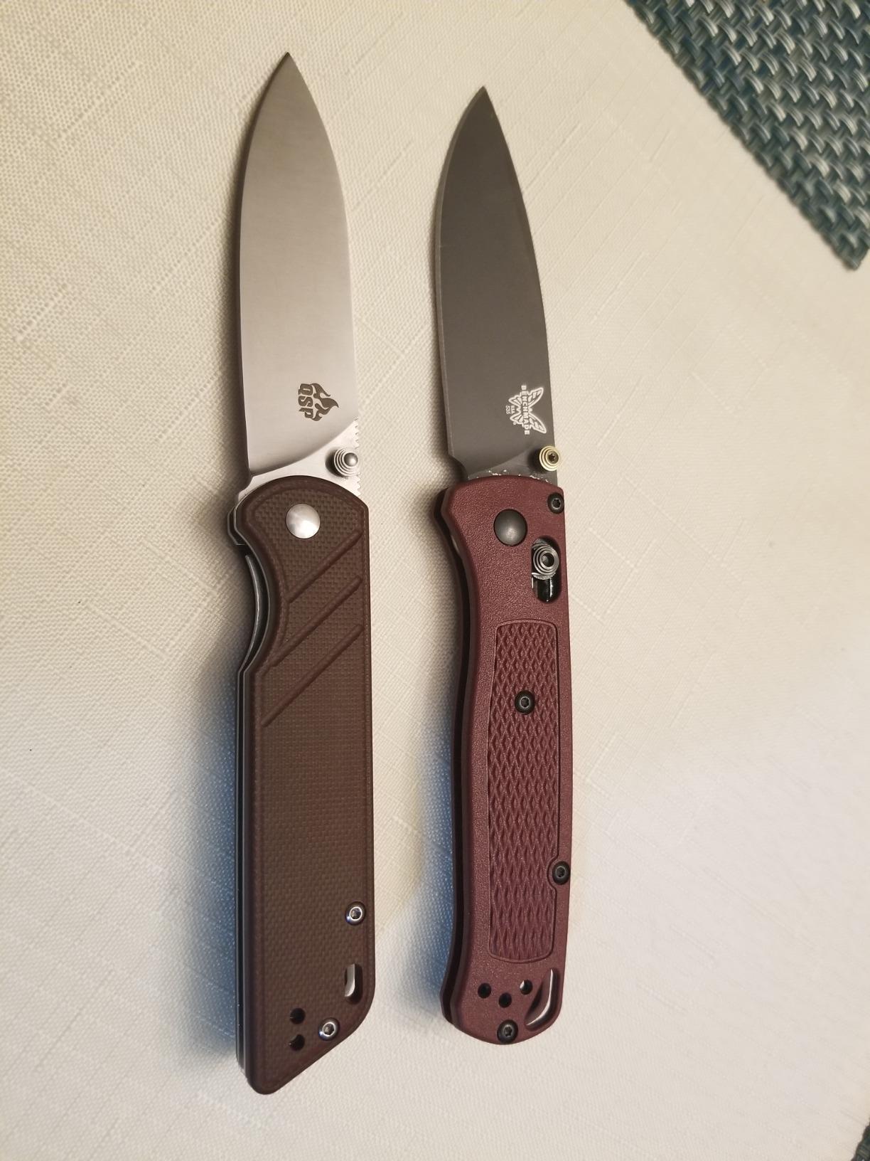 Benchmade Bugout EDC Knife, S30V Steel Blade (535GRY-1) | Ranger Green Grivory handle, Drop-Point blade customer photo 2