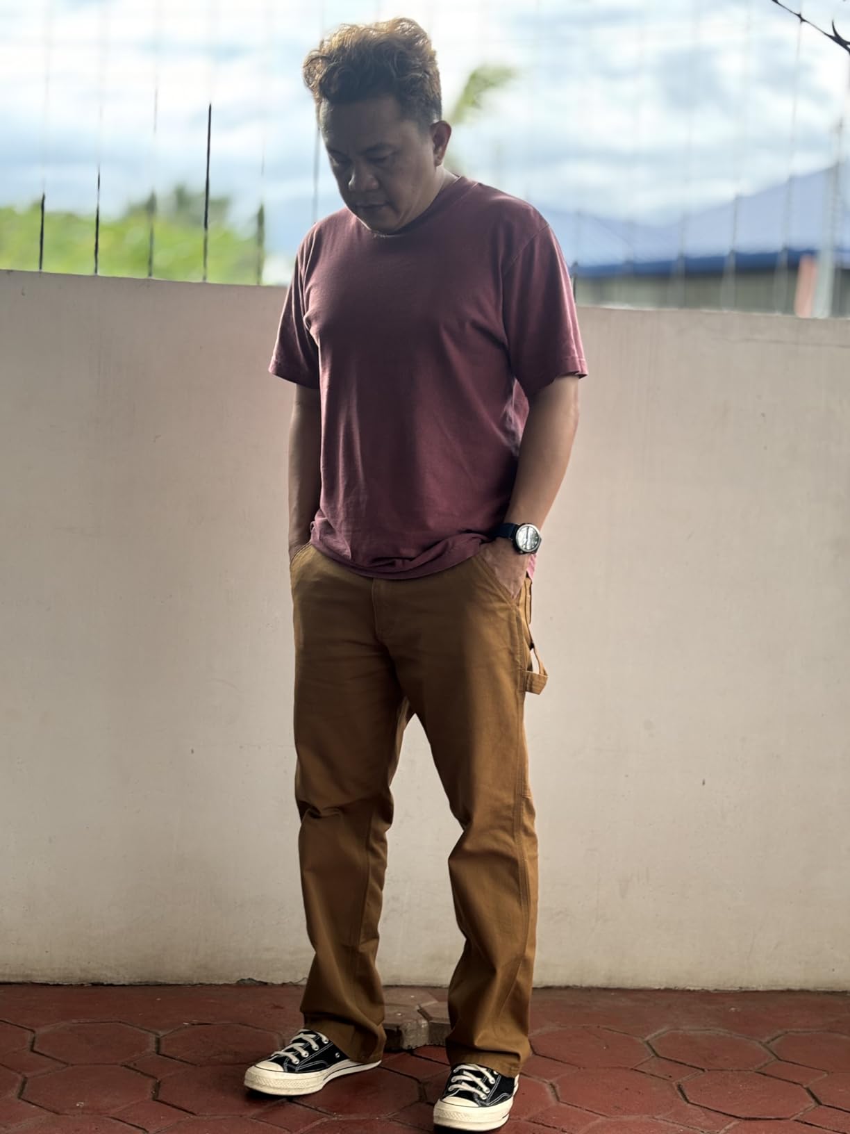 Carhartt Men's Relaxed Straight Rugged Flex Duck Dungaree customer photo 2