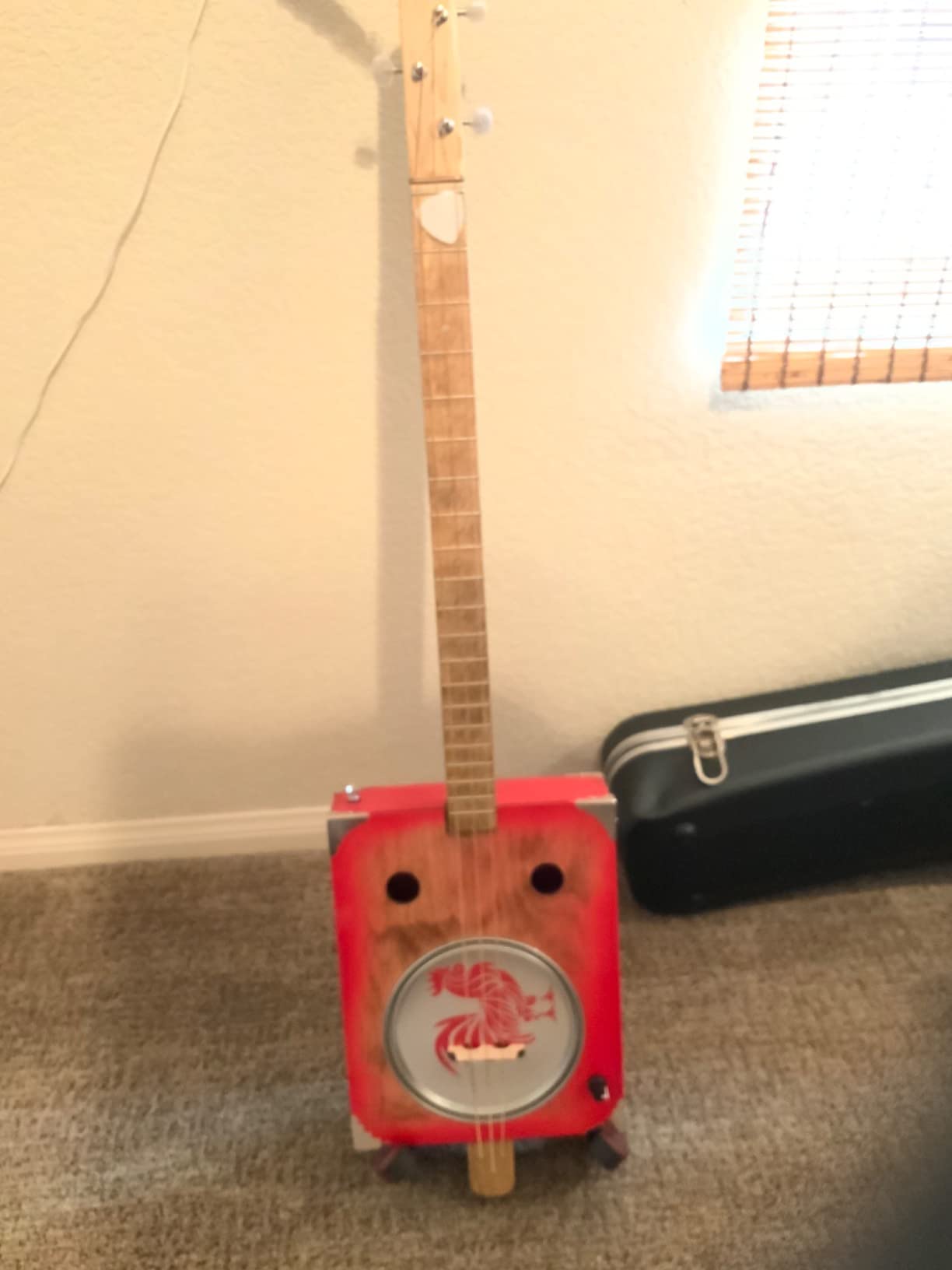 C. B. Gitty 'Tin Pan Alley' 3-String Paint Can Resonator Box Guitar DIY Kit customer photo 1