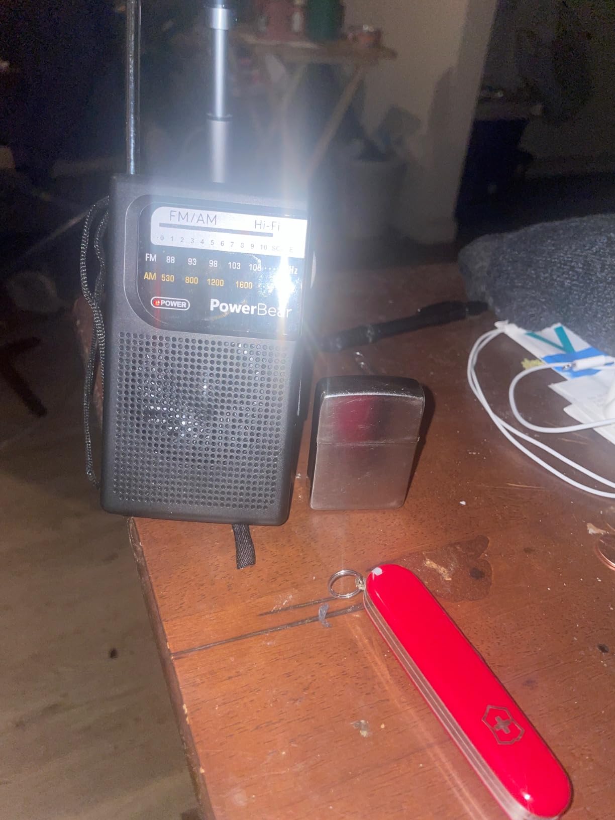 PowerBear Portable Radio | AM/FM, 2AA Battery Operated with Long Range Reception for Indoor, Outdoor & Emergency Use | Radio with Speaker & Headphone Jack (Black) customer photo 2