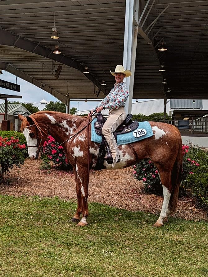 HILASON Western Horse Saddle American Leather Flex Tree Trail & Pleasure Chocolate Brown customer photo 1