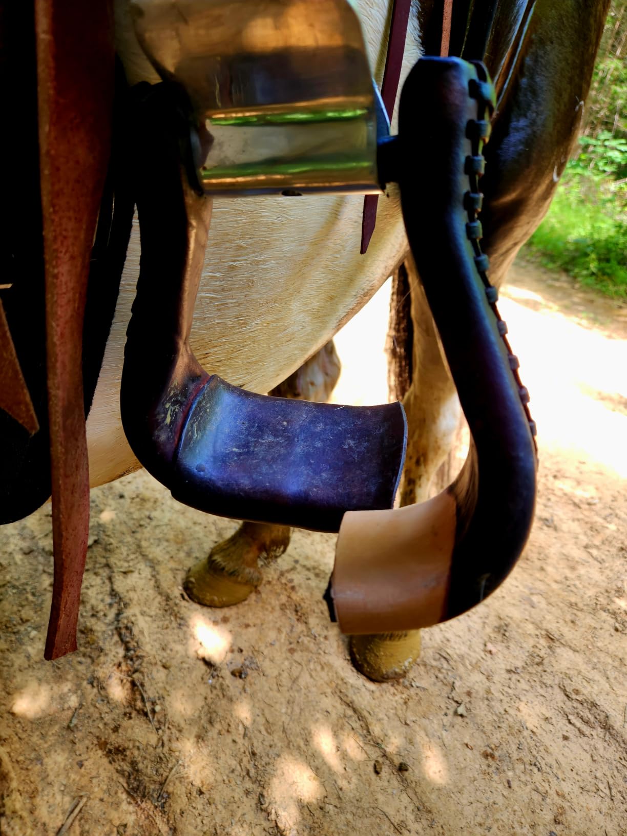 HILASON Western Draft Horse Trail Pleasure American Leather Saddle customer photo 1