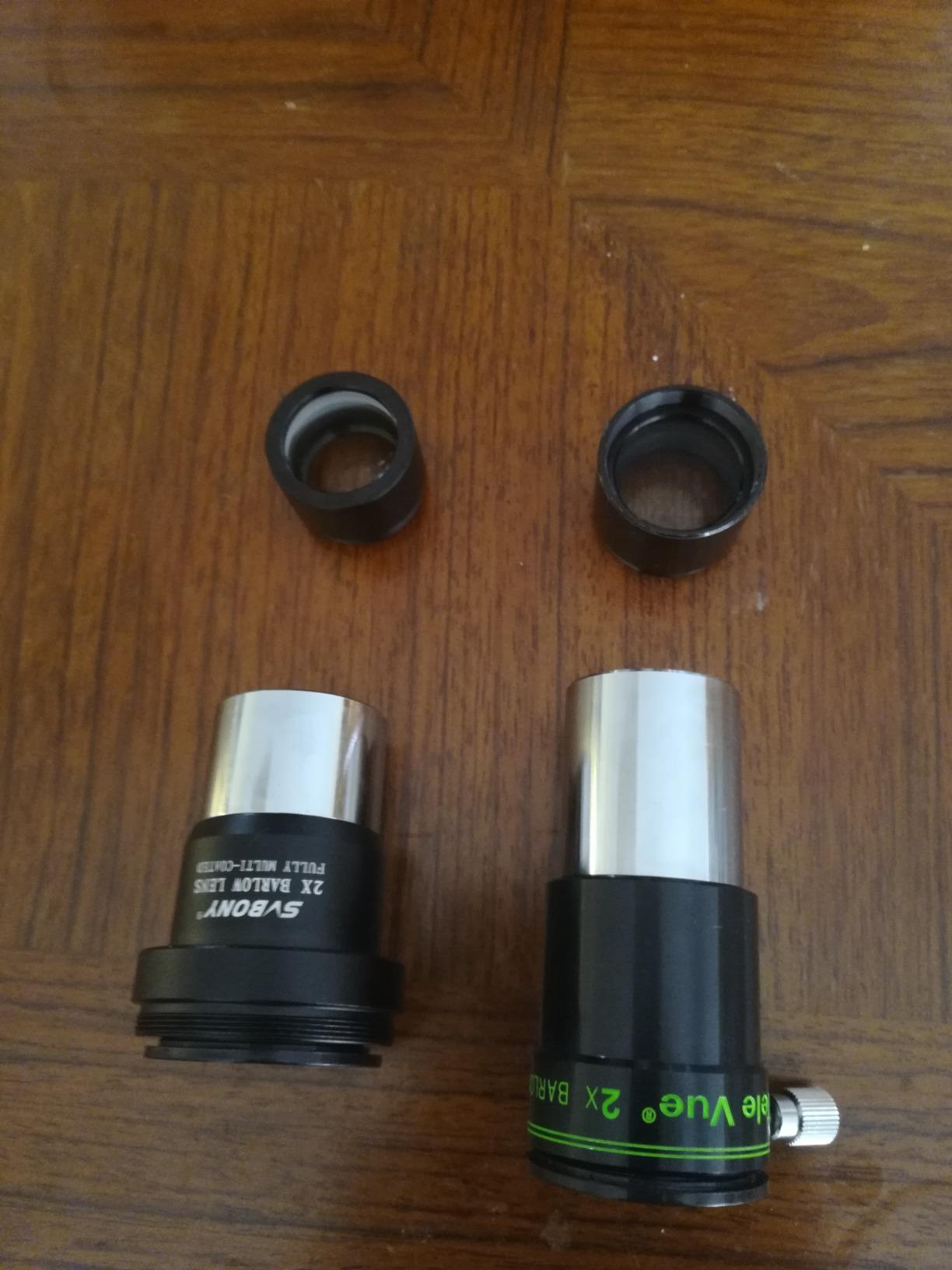 SVBONY 3X Barlow Lens, Fully-Multi Coated Achromatic, 1.25