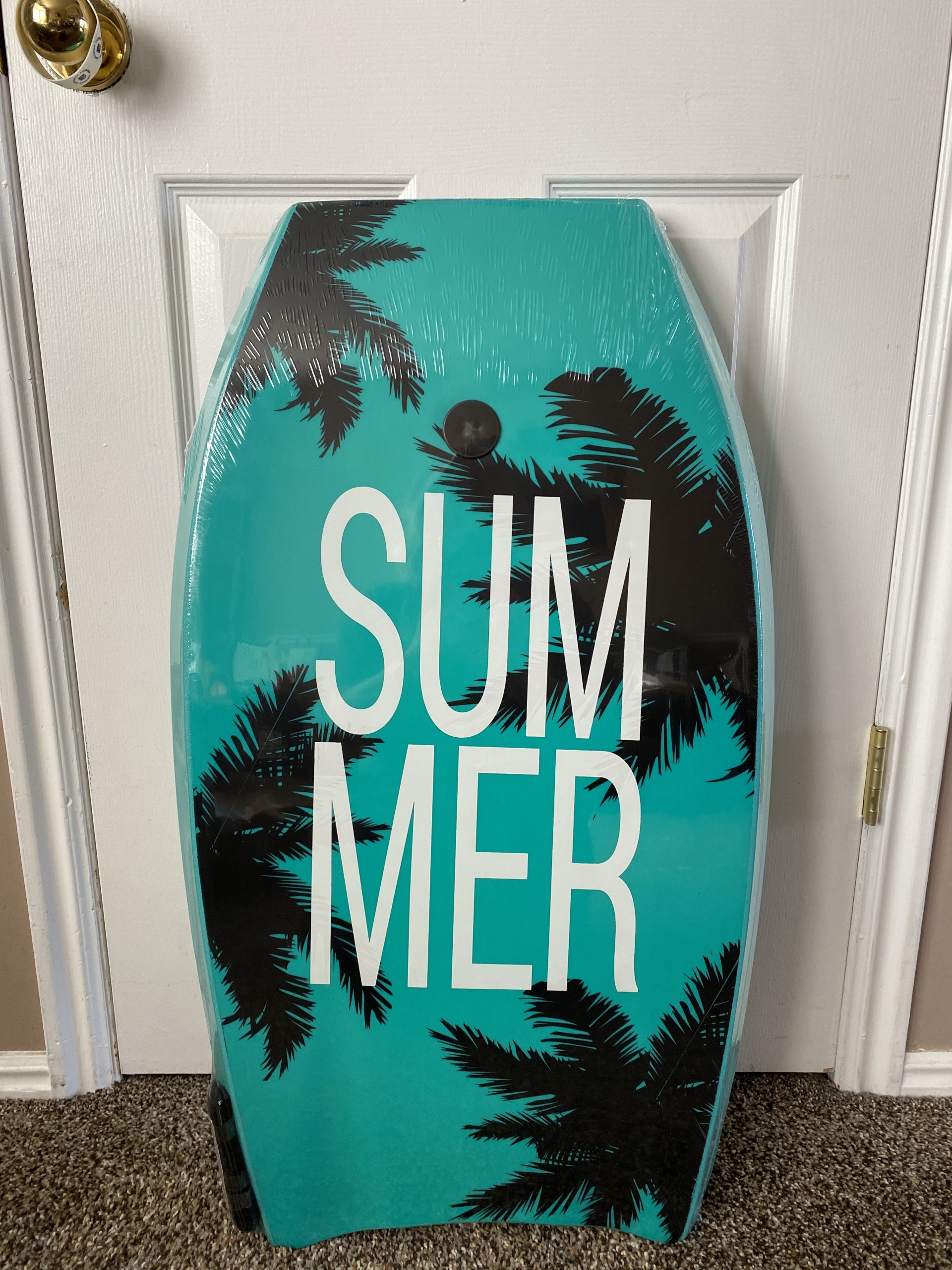 Goplus 41''/37''/33'' Lightweight Body Board for Beach, Surf Board with EPS Core, XPE Deck, HDPE Slick Bottom, Wrist Leash, Bodyboard for Kids Adults Surfing customer photo 2