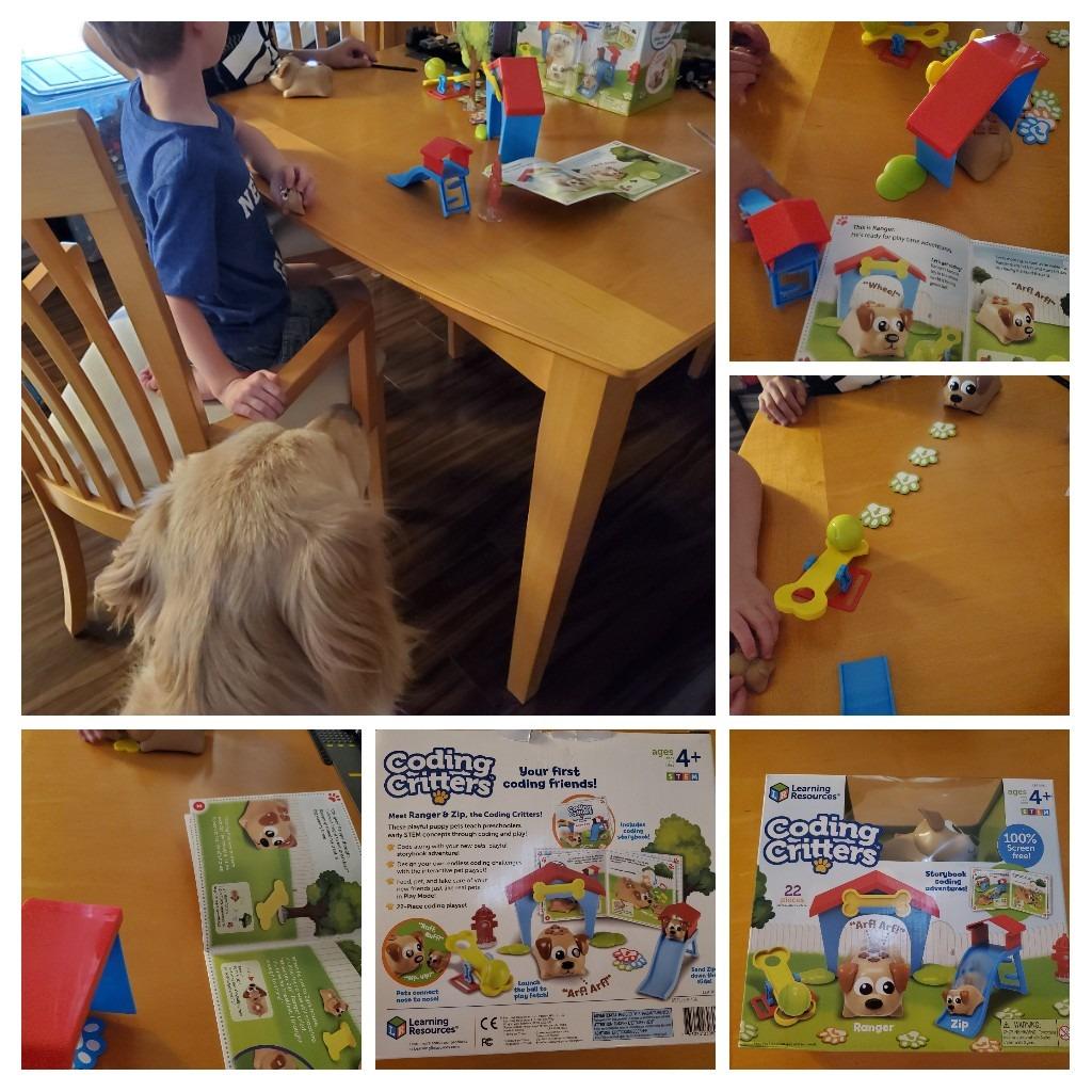 Learning Resources Coding Critters Ranger & Zip, 22 Piece Set, Ages 4+, Screen-Free Early Coding Toy for Kids, Interactive STEM Coding Pet, Gifts for Boys and Girls customer photo 1