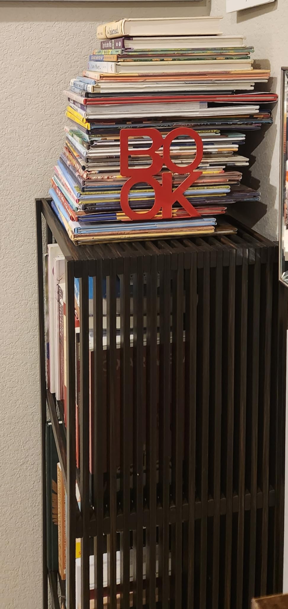Book Ends,BookEnds Supports for Bookrack Desk,Bookend are Used for Books, Unique Appearance Design,Heavy Duty customer photo 2