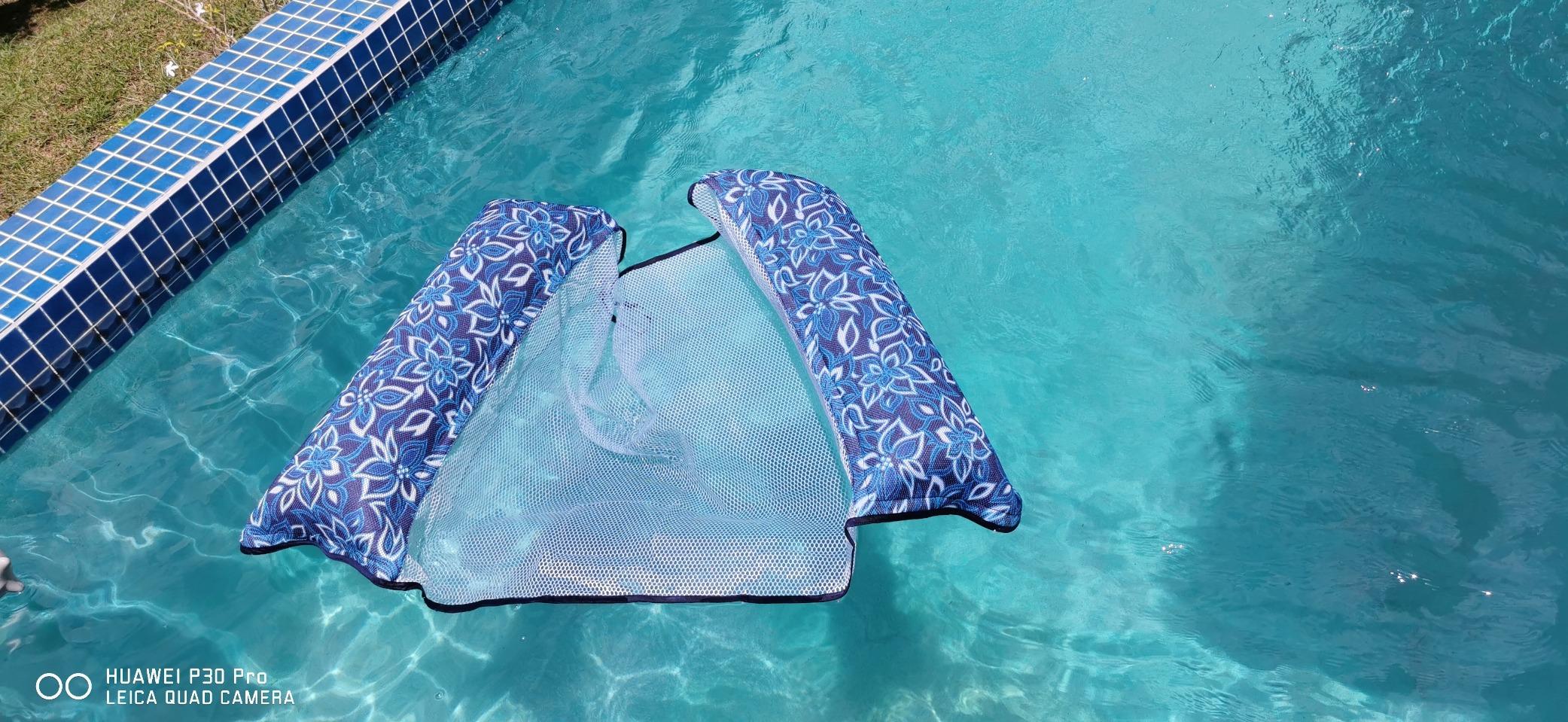 Aqua 4-in-1 Monterey Supreme XL Pool Float and Water Hammock, Multi-Purpose, Inflatable Pool Floats for Adults with Thick, Durable Material, Orchid Blue customer photo 2