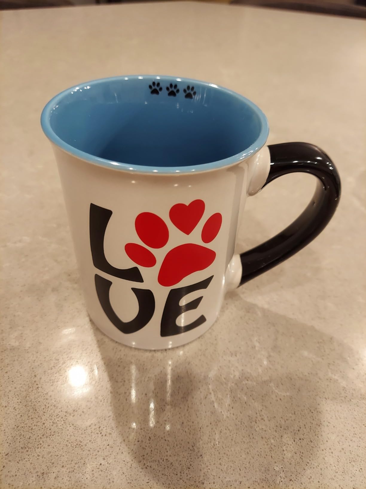 Cottage Creek Ceramic Dog Mom Coffee Mug, 16oz, Pawprint, Dog Lover Gifts customer photo 1