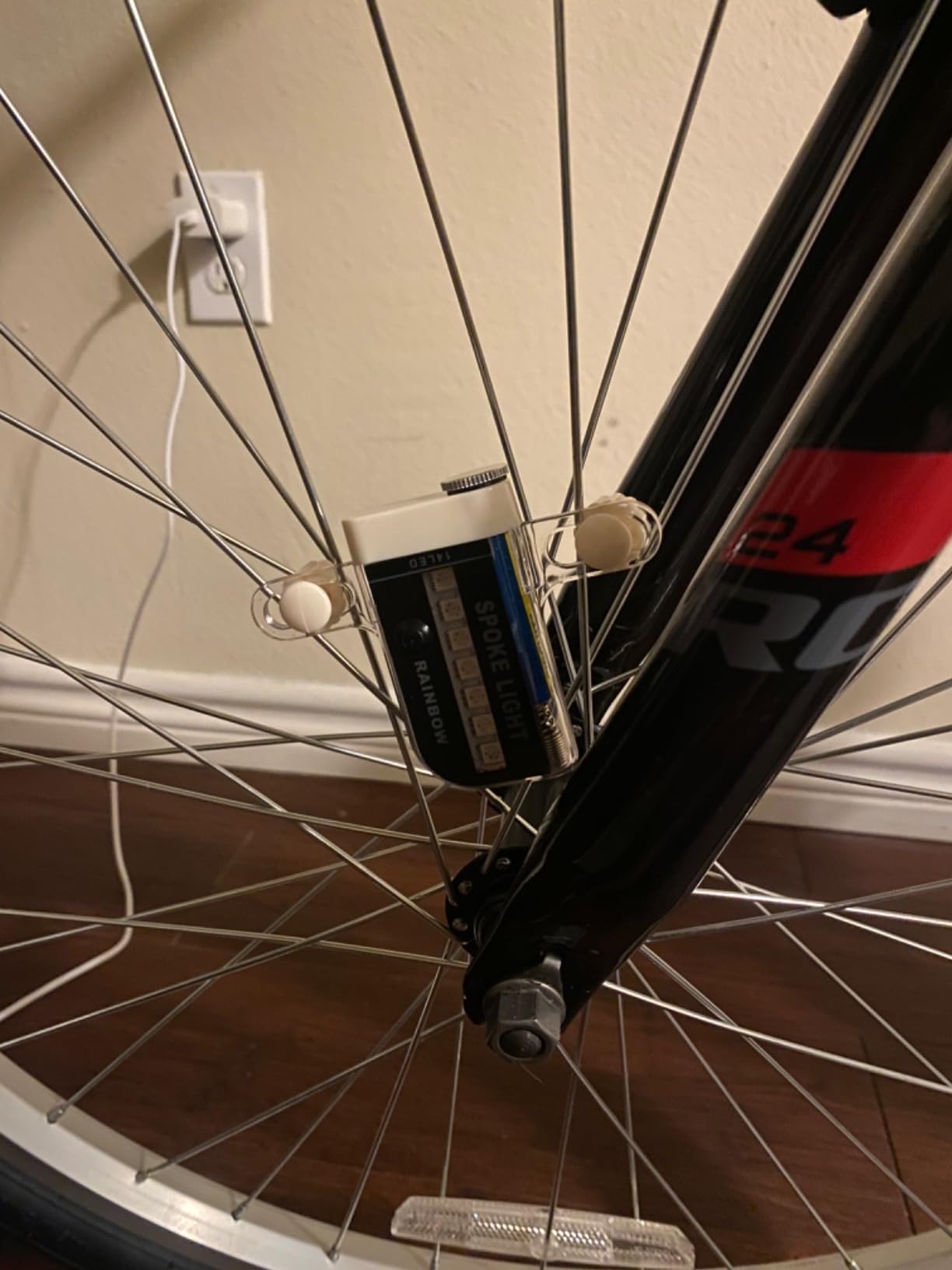 Bike Wheel Lights (2 Pack) - Waterproof LED Bicycle Spoke Tire Lights - 30 Different Patterns Change - Bike Accessories - Black customer photo 1