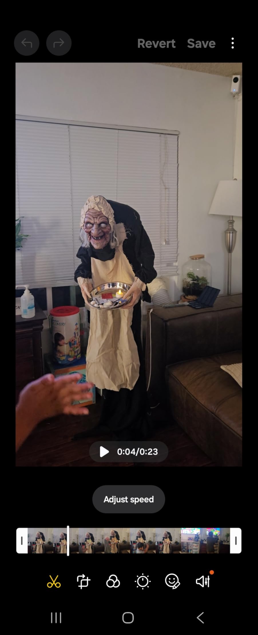 Haunted Hill Farm Life-Size 5.7-Ft Scary Ghost Bride, Halloween Animatronic with Touch Activated Lights and Sound, Battery Operated Indoor or Covered Outdoor Decorations, Creepy Prop customer photo 1