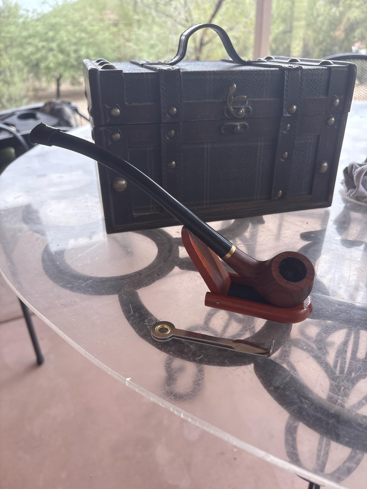 Joyoldelf Tobacco Pipe Rosewood Churchwarden Complete Starter Set customer photo 1