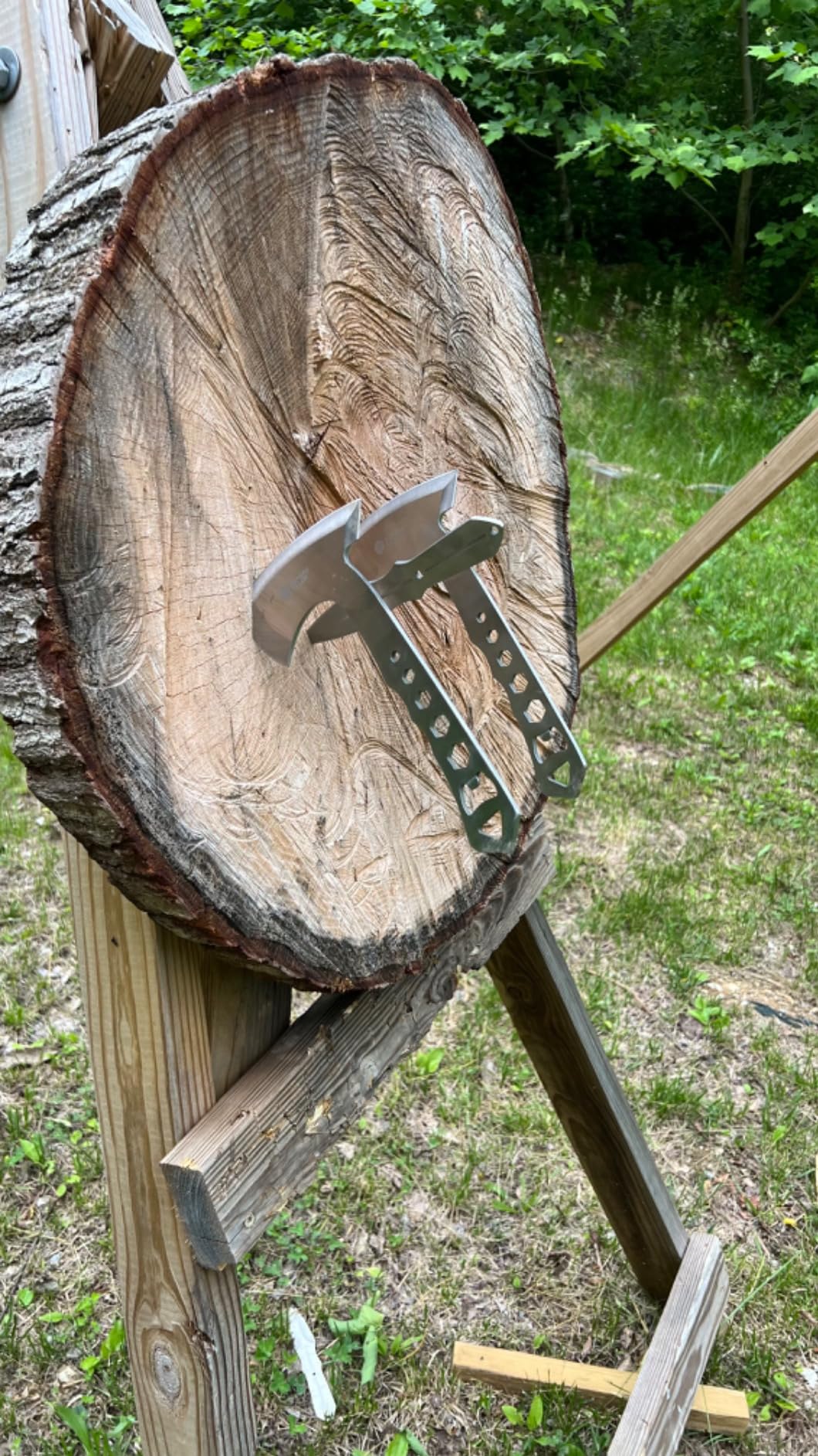 Sahara Sailor Throwing Axes, 3 Pack 10inch Throwing Axes and Tomahawks Set, with Bottle Openers, a Wrench and Nylon Sheath for Competiton and Recreation customer photo 1