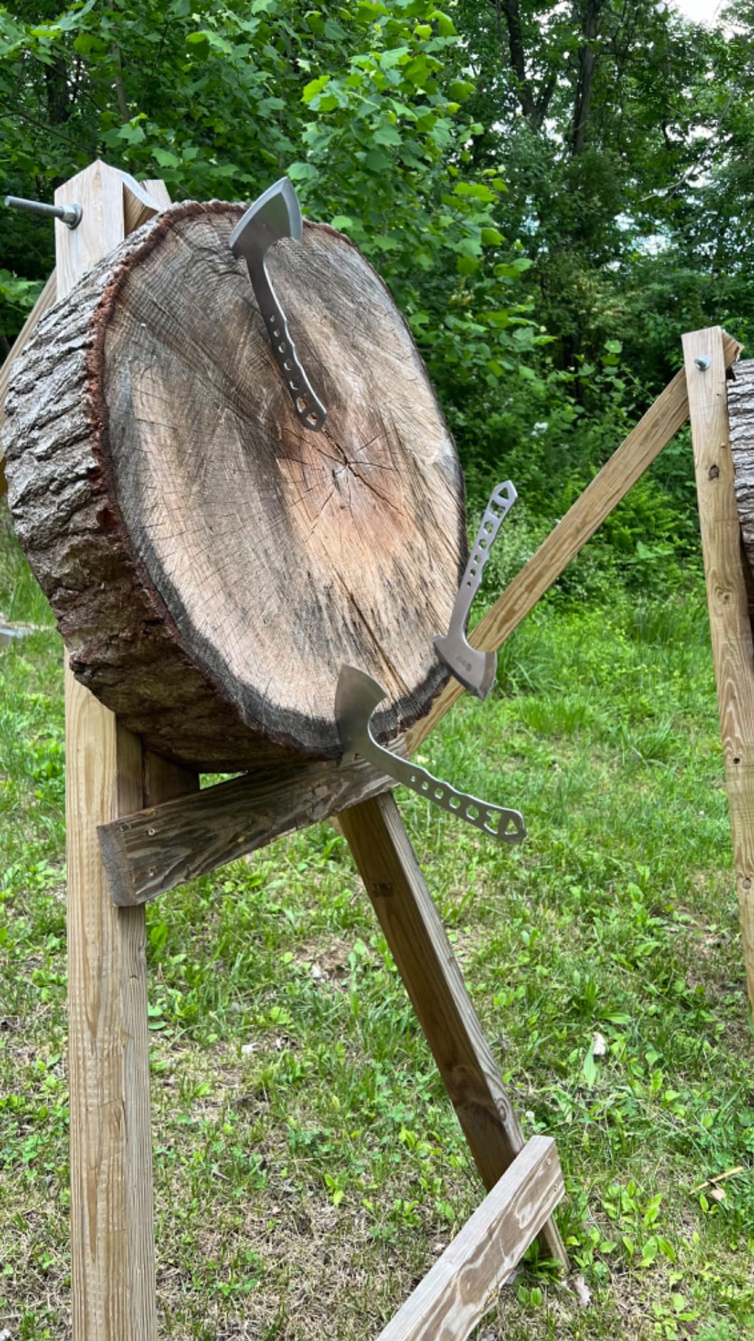 Sahara Sailor Throwing Axes, 3 Pack 10inch Throwing Axes and Tomahawks Set, with Bottle Openers, a Wrench and Nylon Sheath for Competiton and Recreation customer photo 2
