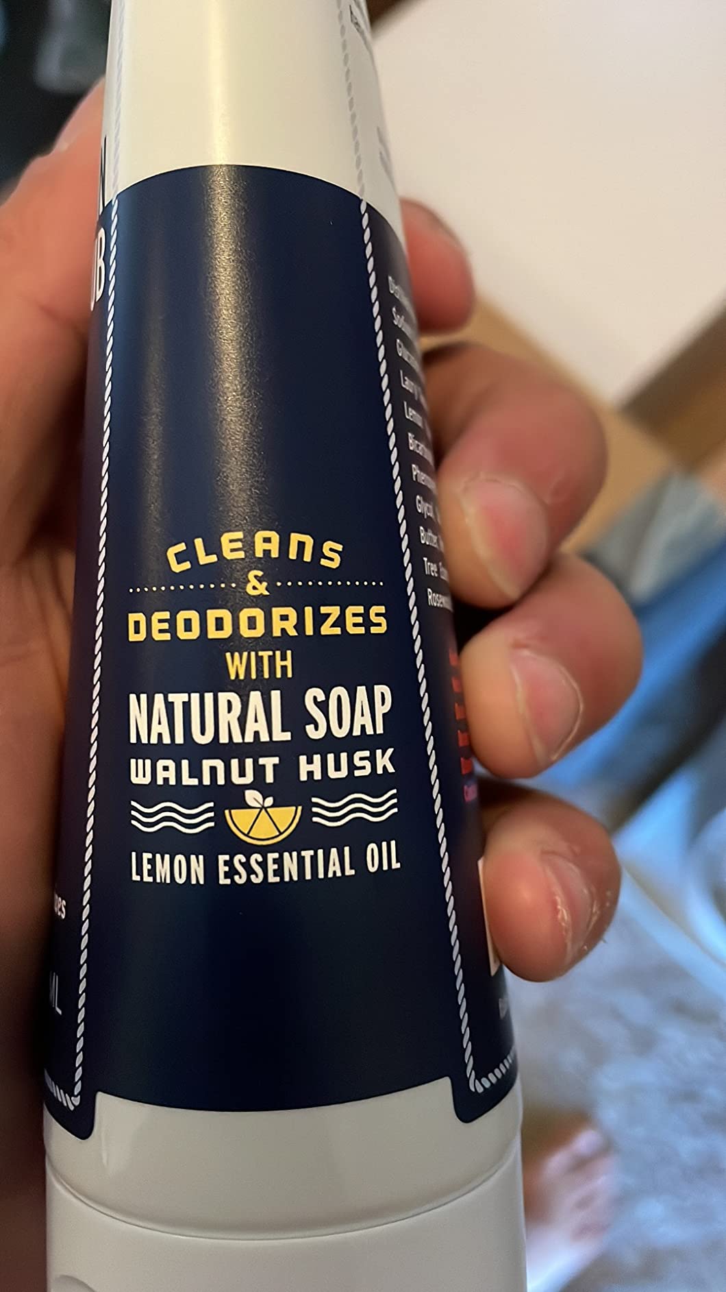 MacKenzie's Fisherman Hand Scrub - Father's Day - Gifts for Men - Gifts for Fisherman - Gifts for Cooks - Gifts for Gardeners - Hand Cleanser - Hand Deodorizer - Proudly Made in the USA - 6 oz customer photo 1