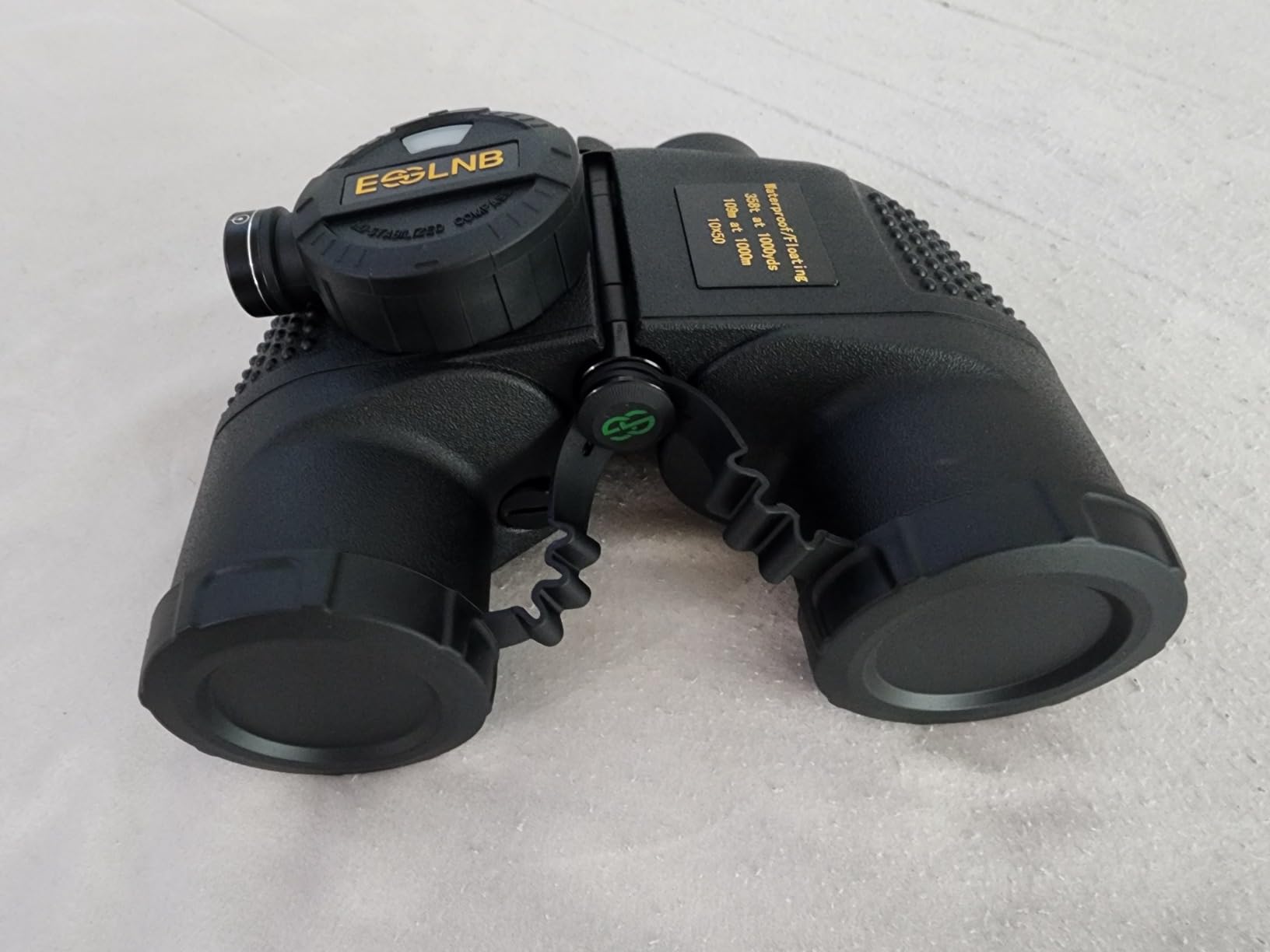 ESSLNB 10X50 Marine Binoculars with Illuminated Rangefinder, Compass, IPX7 Waterproof, BAK4 Prisms, for Navigation, Hunting customer photo 2
