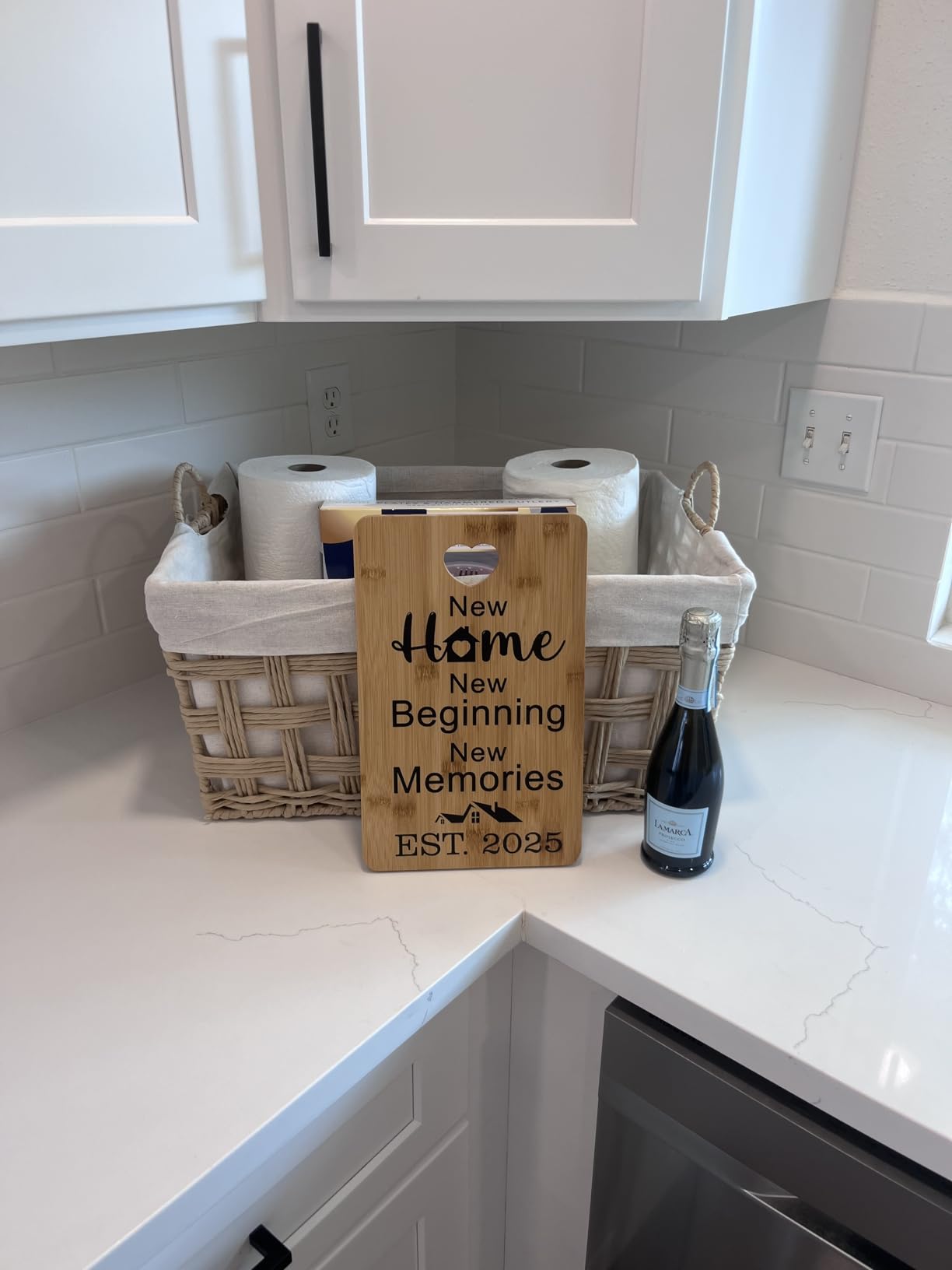 MY-ALVVAYS House Warming Gifts New Home, Perfect House Warming Gifts, New Home Gift Idea for Women Men Homeowner, New Apartment Essentials, New Home New Adventure New Memories 2026 Cutting Board customer photo 1