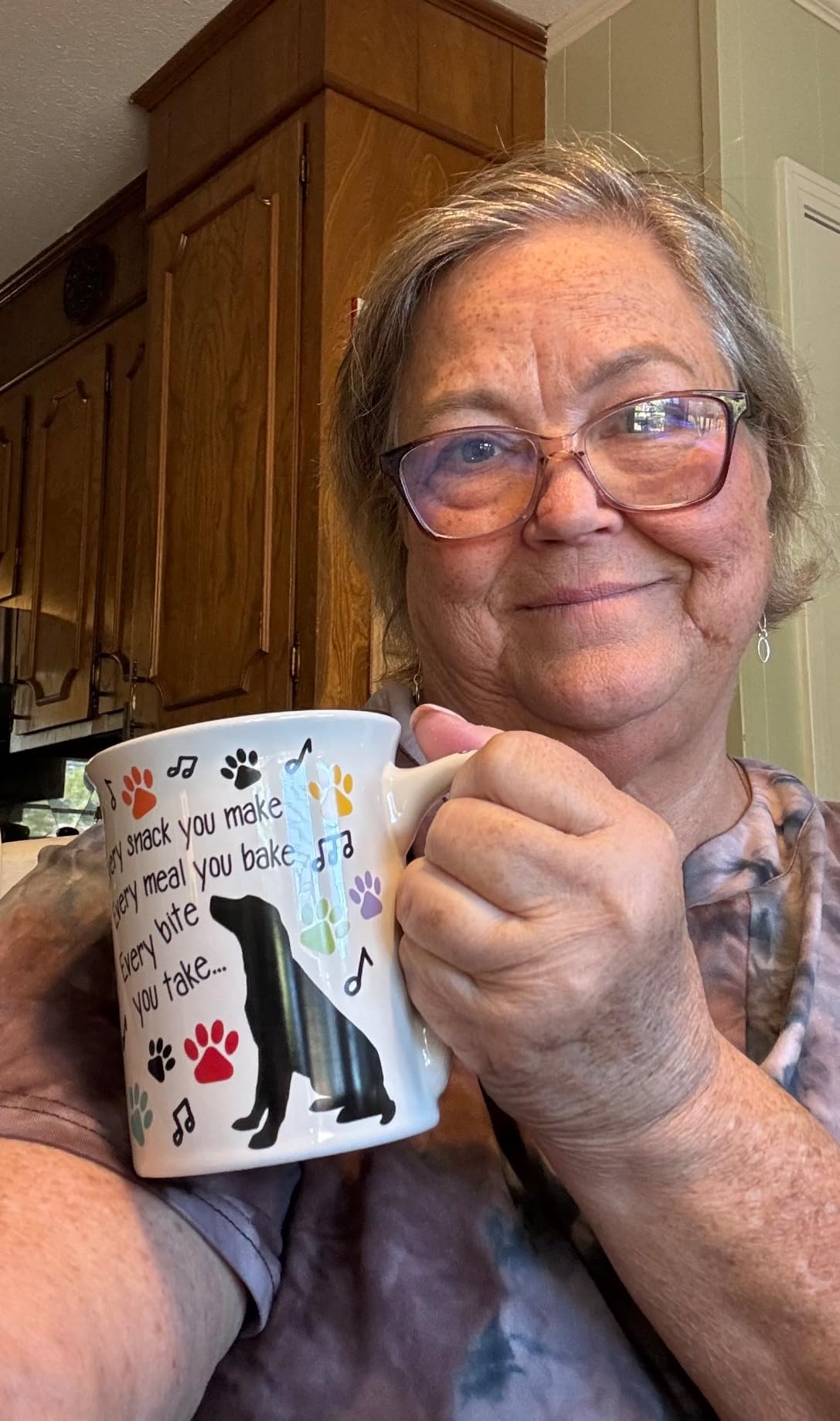 Enesco Our Name is Mud Every Snack You Make Pet Dog Coffee Mug, 16 Ounce, Multicolor customer photo 1