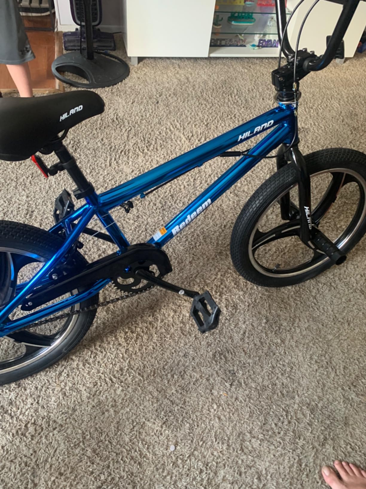 Hiland 20 Inch 3 5 Spoke Kids BMX Bike for Boys Girls Ages 5-12, 360 Degree Rotor Freestyle, 4 Pegs Single Speed Kid's BMX Bicycle, Multiple Colors customer photo 1