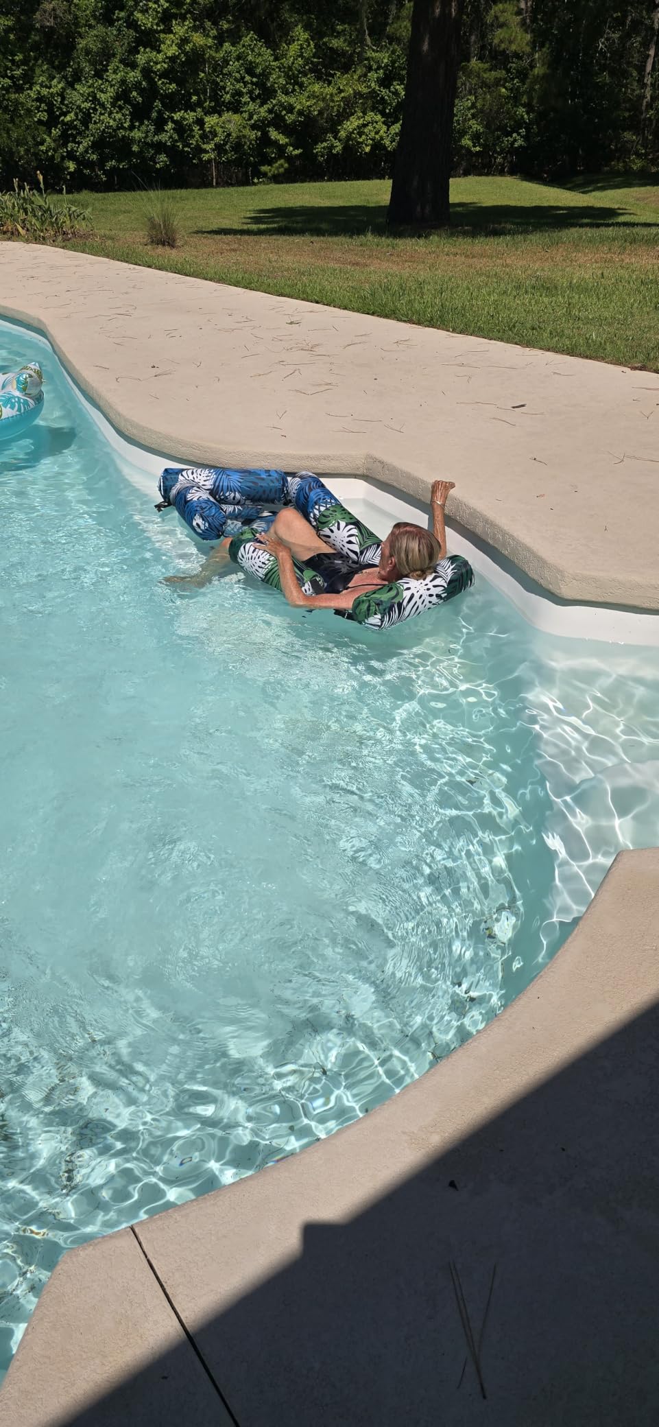 SLOOSH Inflatable Pool Floats Adult, 2 Packs Floating Lounge Chairs, Blow up Pool Noodles for Adult Heavy Duty, Floating Chair for Party Summer Water Beach Lake Fun customer photo 2