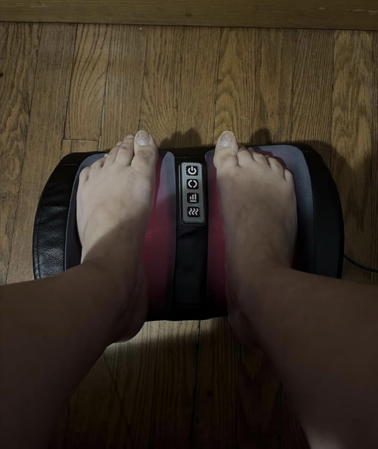 LINGTENG Shiatsu Foot Massager with Heat, FSA Eligible HSA Foot Massager customer photo 2