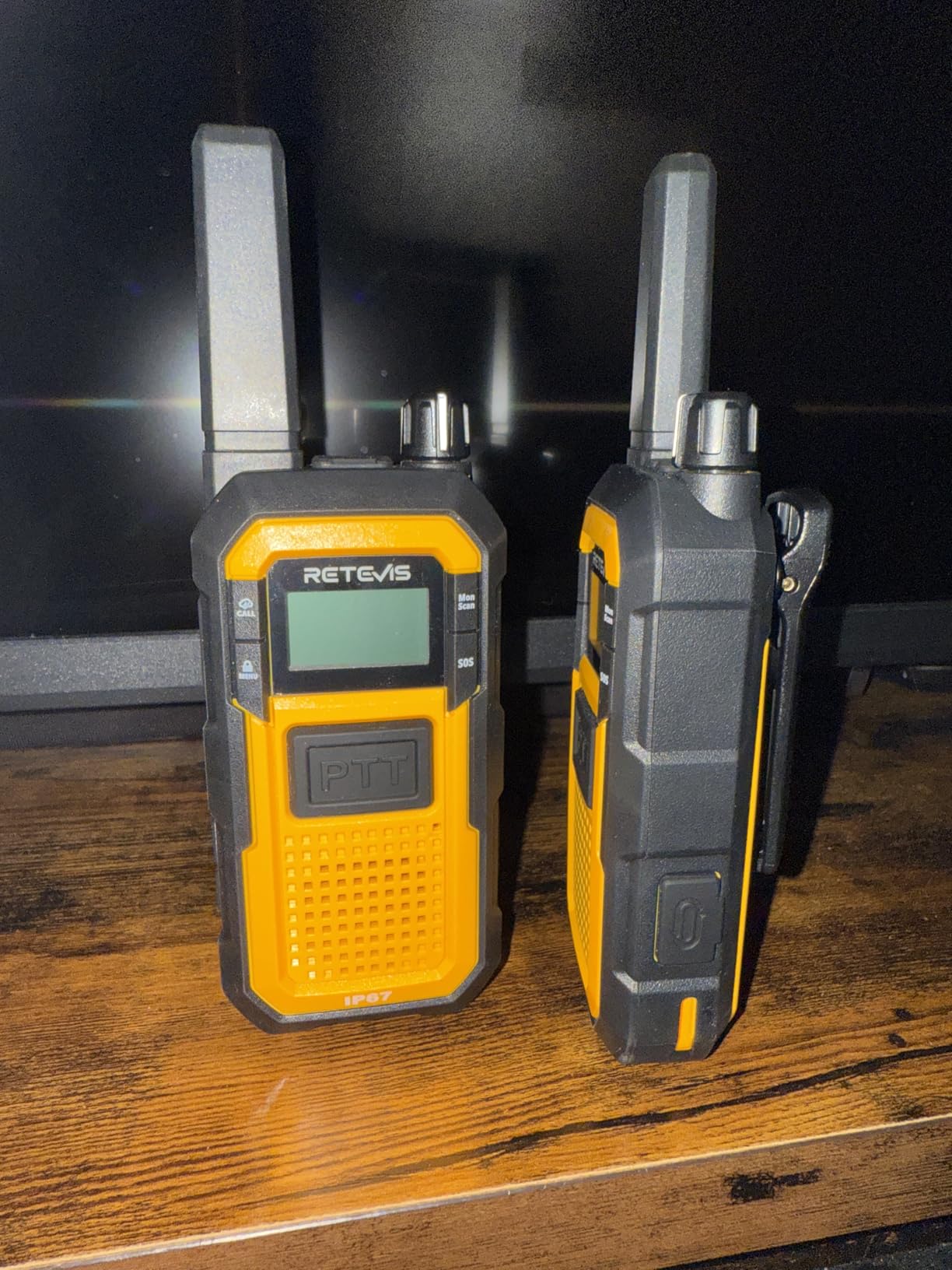 Retevis RB48 FRS Walkie Talkies Long Range, Rugged & IP67 Waterproof & Floating, Mil-Standards 810H Two Way Radio, Heavy-Duty, NOAA, Rechargeable, 20hr Battery, Emergency Radio (2 Pack) customer photo 1