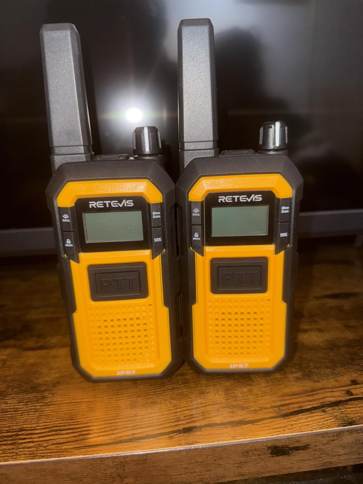 Retevis RB48 FRS Walkie Talkies Long Range, Rugged & IP67 Waterproof & Floating, Mil-Standards 810H Two Way Radio, Heavy-Duty, NOAA, Rechargeable, 20hr Battery, Emergency Radio (2 Pack) customer photo 2