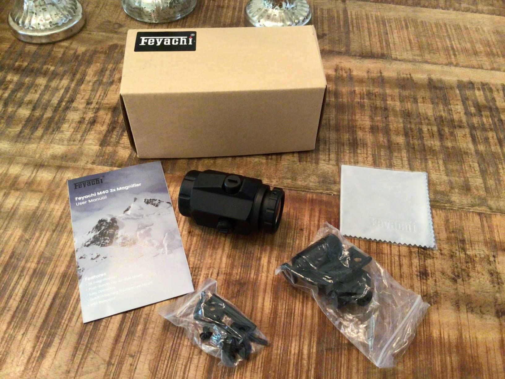 Feyachi M40 3X Red Dot Magnifier with Flip to Side Mount, Focus Adjustment, Windage & Elevation Adjustable, 37/40MM Height customer photo 2