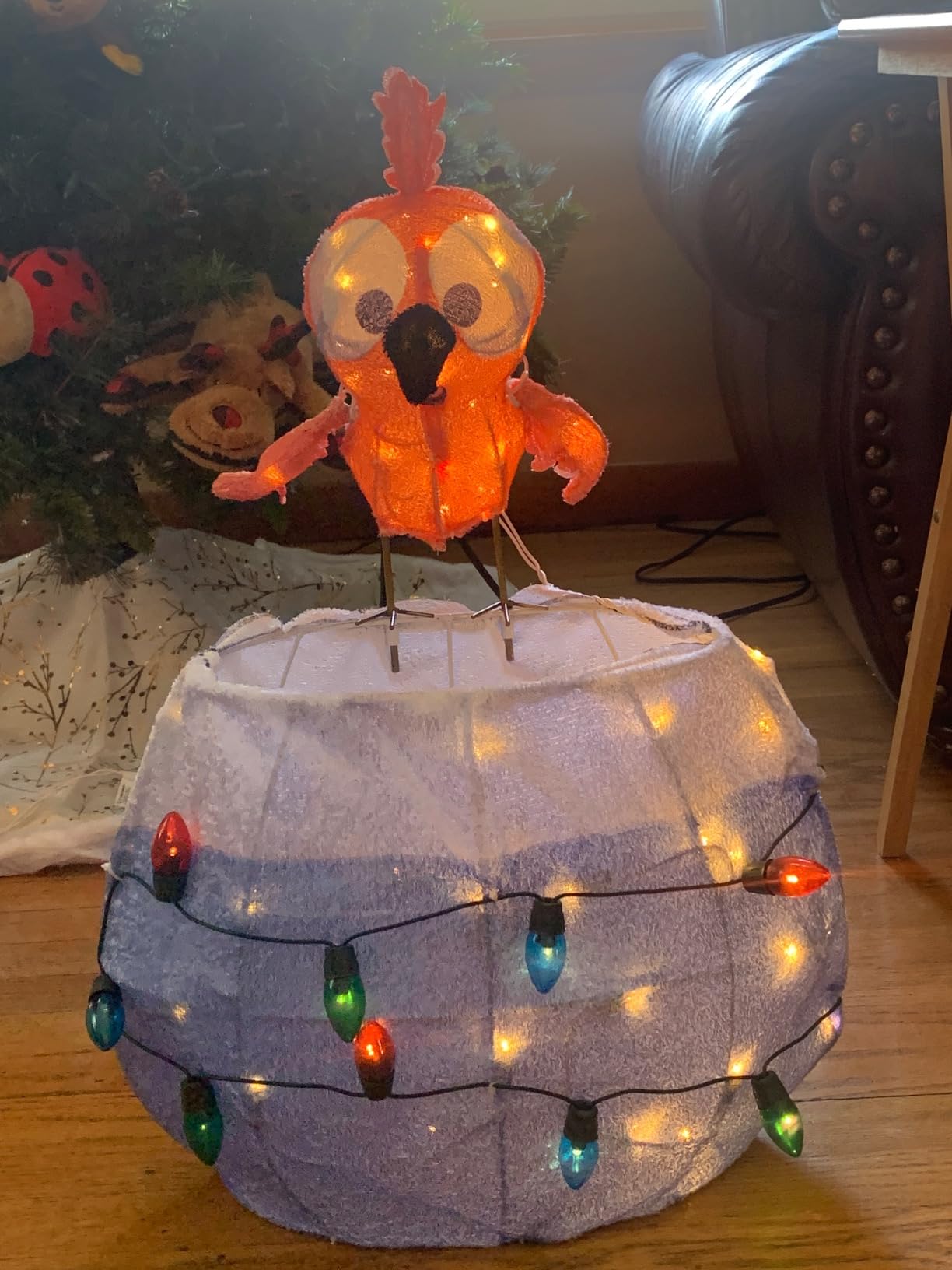 28 INCH Rudolph 3D LED PRE-LIT Yard Art Bird That Swims customer photo 1