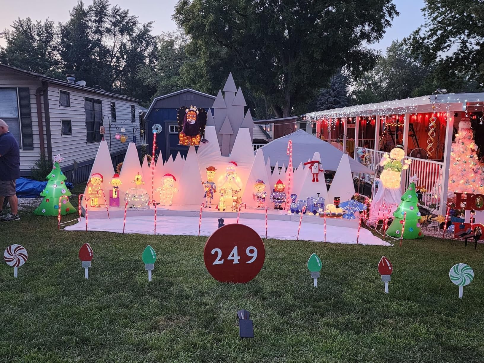 28 INCH Rudolph 3D LED PRE-LIT Yard Art Bird That Swims customer photo 2