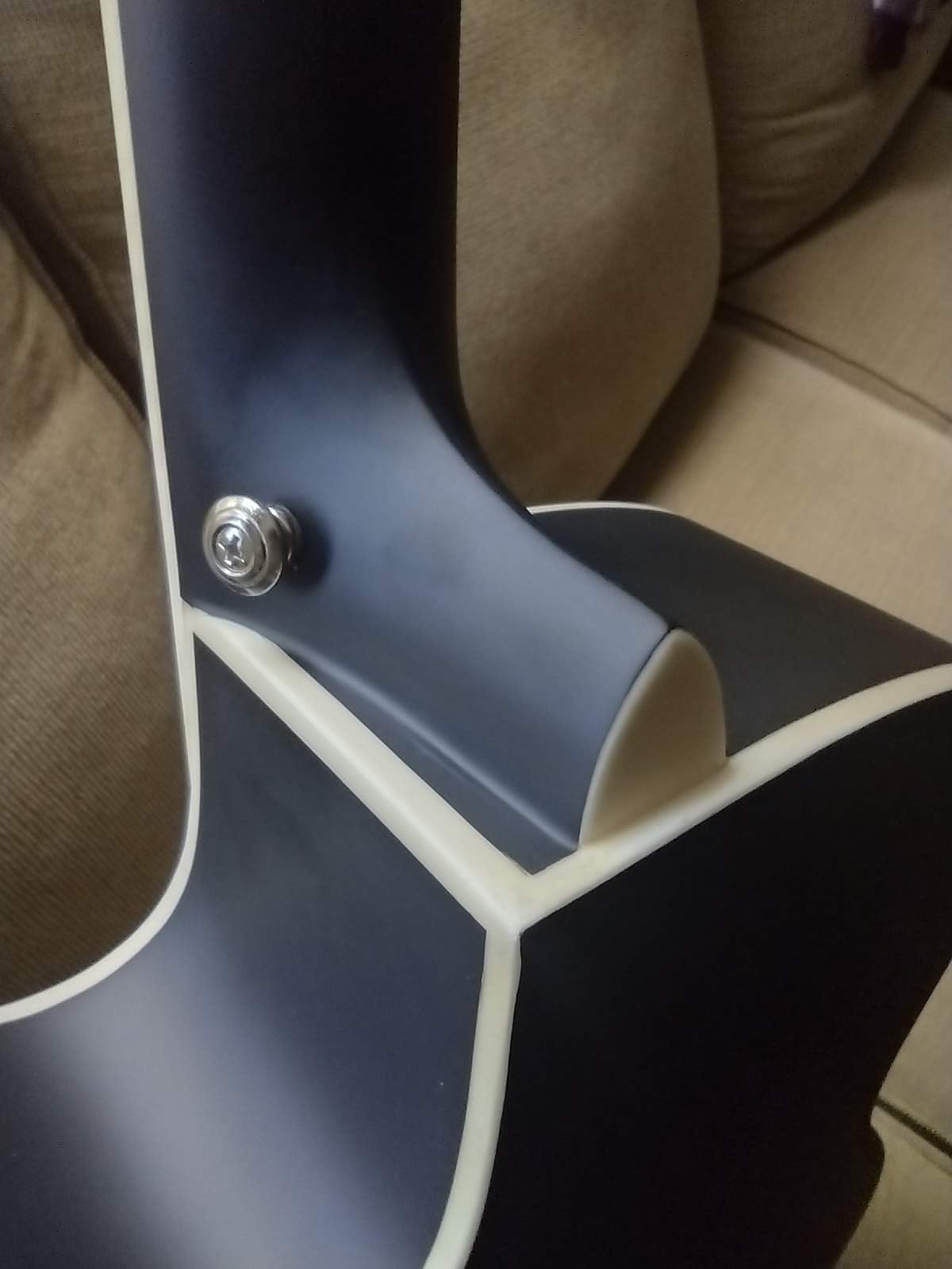 TARIO Fretless 5 String Electric Acoustic Bass Spruce Top Mahogany Back & Sides customer photo 2