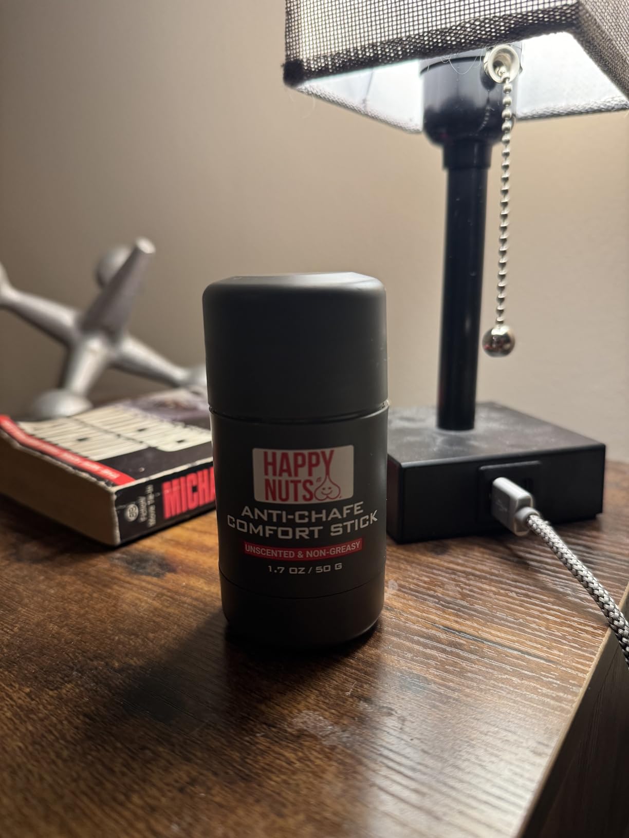 HAPPY NUTS Anti-Chafe Comfort Stick for Men: Ultimate Friction Defense & Chafing Prevention for Active Lifestyles - Perfect for Runners, Cyclists, & Active Men (1 Pack) customer photo 2