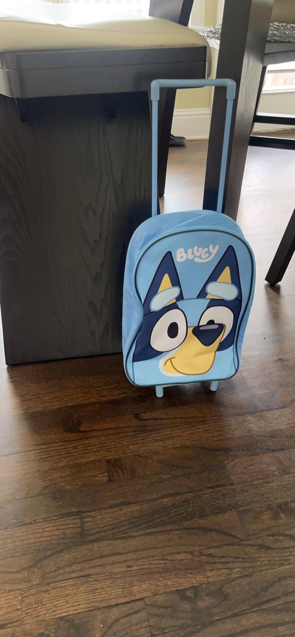 Bluey Kids Rolling Suitcase, 16 x 13 x 4 inches, Luggage for Girls and Boys, Travel Bag with Extendable Handle and Wheels customer photo 2