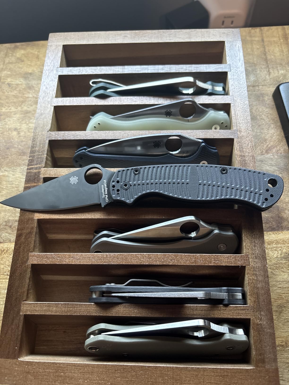 Spyderco Para Military 2 Salt Folding Pocket Knife, PlainEdge | 8.26