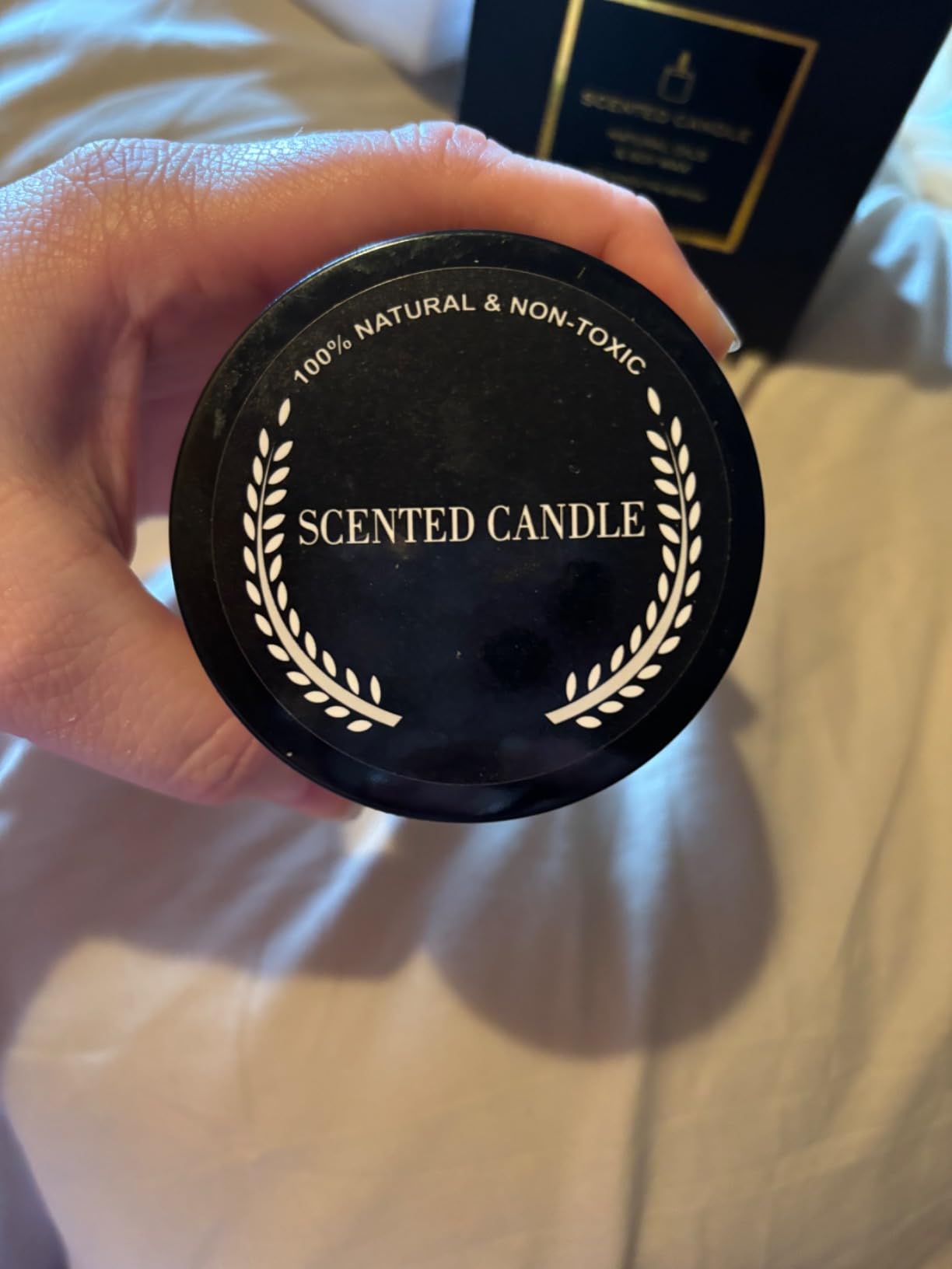 Younift Candle, Cat Lover Gifts for Women, Men - Funny Mothers Day, Birthday Gifts for Cat Lovers, Mom, Dad, Lady, Girls, Boys, Teens, Parents, Owners - Black Cat Themed Presents & Stuff - 9 oz customer photo 1