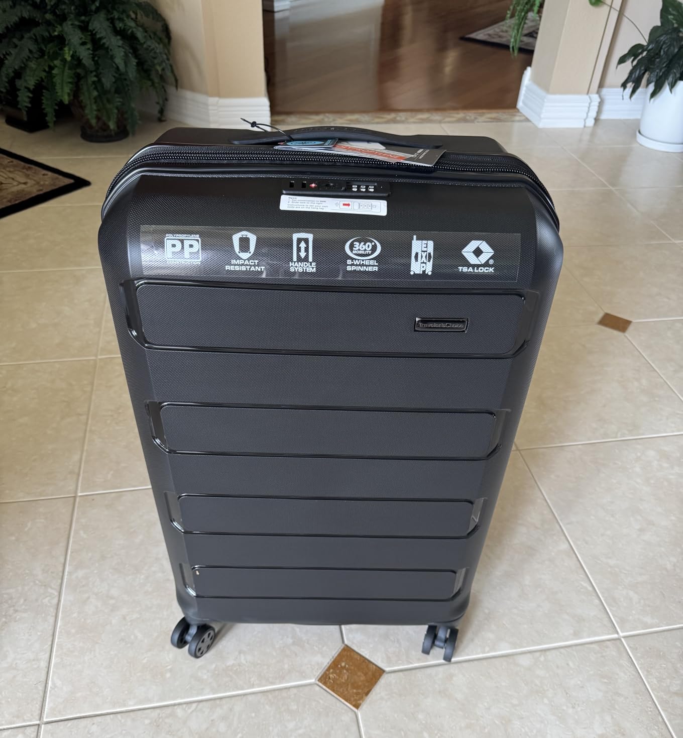 Pagosa Hardshell Expandable Luggage with Spinner Wheels, Lavender, 22-Inch Carry-on customer photo 1