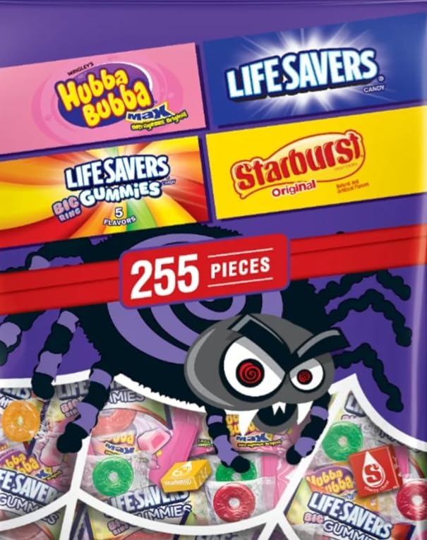 Skittles, Starburst Fun Size Chewy Candy Assorted Variety, Individually Wrapped, 32.28 Ounces, Bulk Bag customer photo 1