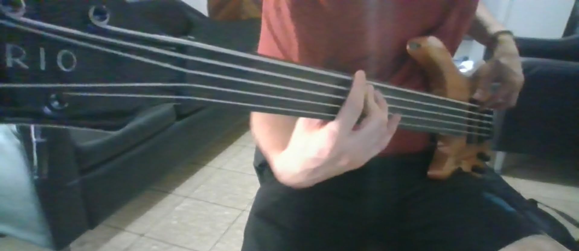 TARIO Left-handed Fretless 5 String Electric Bass Bolt_On Maple Neck, Basswood Body customer photo 1