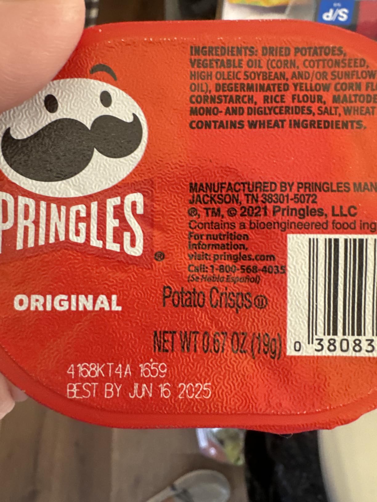 Pringles Potato Crisps Chips, Halloween Snacks, Trick or Treat, Snack Stacks, Original, 16oz Box (24 Cups) customer photo 1