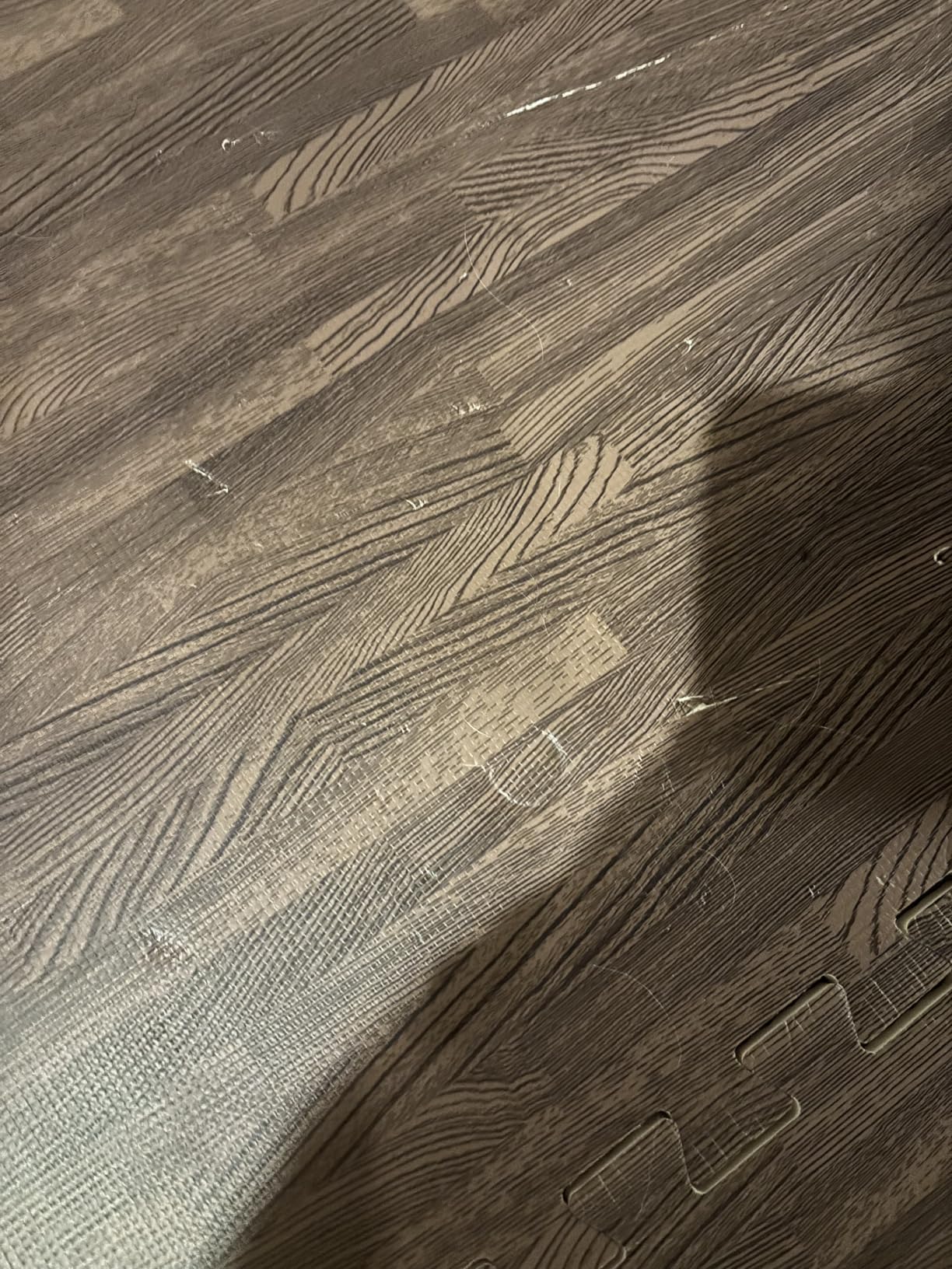 Sorbus Wood Grain Floor Tiles Foam Mat EVA Interlocking Mats Tile 3/8-Inch Thick Flooring Wood Puzzle Exercise Mats w/Borders - Home Playroom Basement, Apartment, Trade Show, Baby, Dance customer photo 2