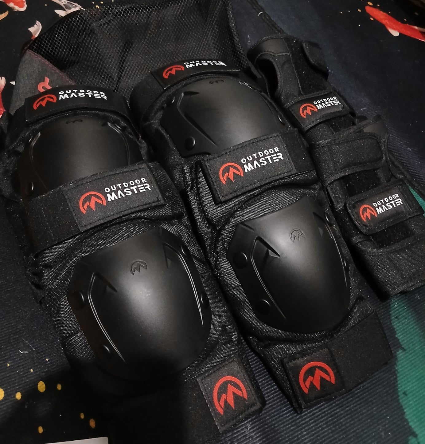 OutdoorMaster Knee Pads for Skating Knee and Elbow Pads for Adult & Youth - Skateboard Protective Gear with Wrist Guards 3 in 1 Saver Series for Skate customer photo 1