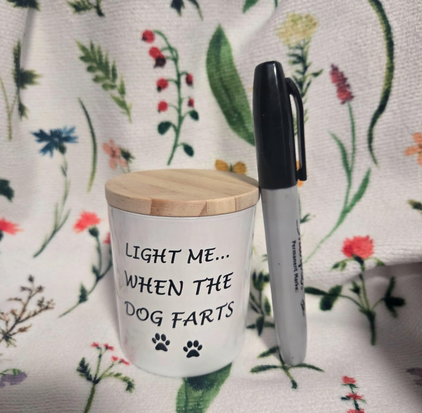 BFJLIFE Funny Gifts for Women Unique Dog Mom Dog Lovers Mothers Day Christmas Birthday Gifts for Girlfriend Sister Bestie Best Friend Her Wife Stocking Stuffers for Women Lavender Scented Soy Candles customer photo 2
