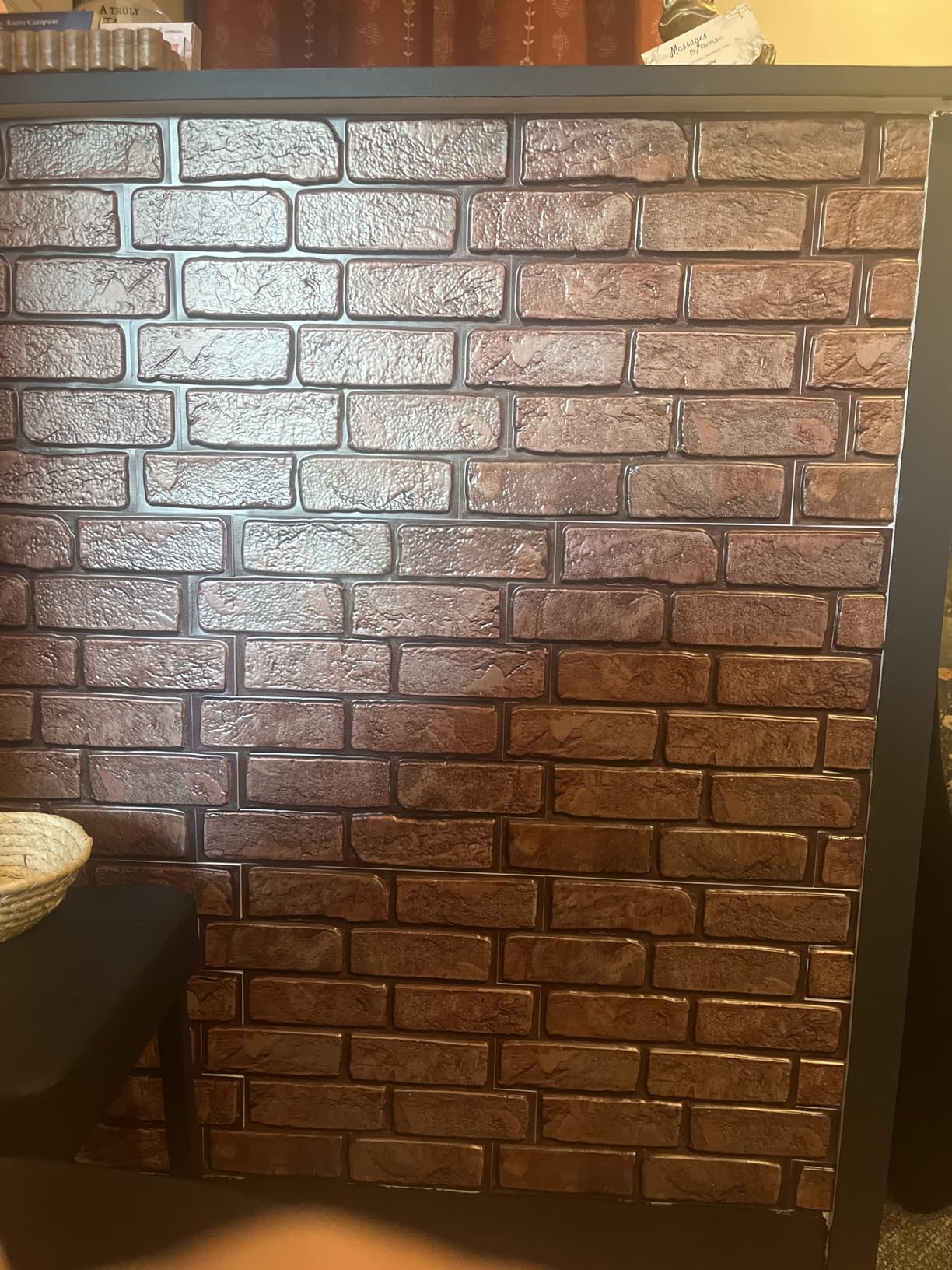 Commomy 10 Pcs 3D Faux Brick Wall Panels - 11.8