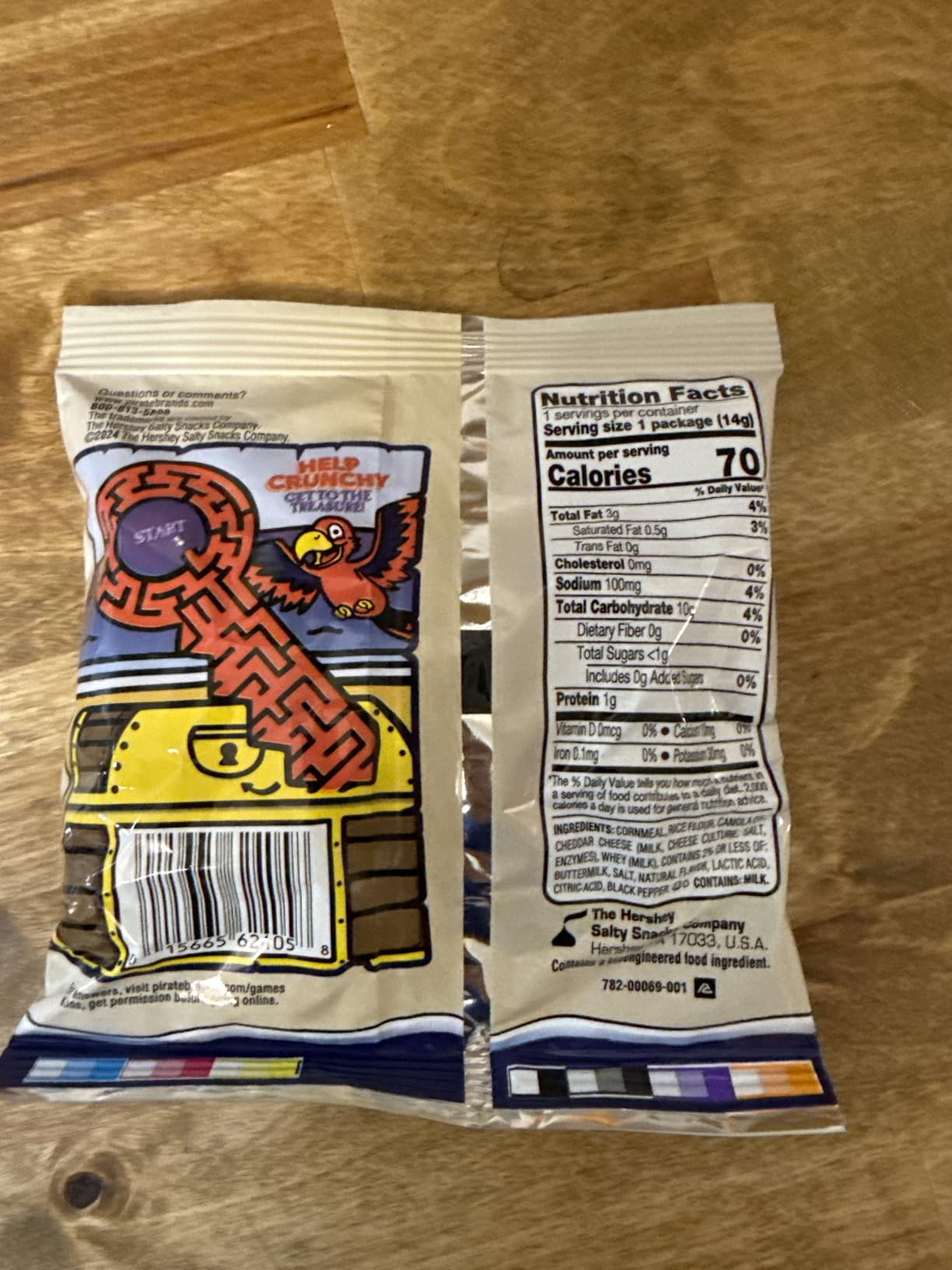 Pirate's Booty Aged White Cheddar and Cheddar Blast Cheese Puffs Variety Pack, Gluten-Free, Kids Snacks, 0.5oz and 0.75oz (18ct) customer photo 1